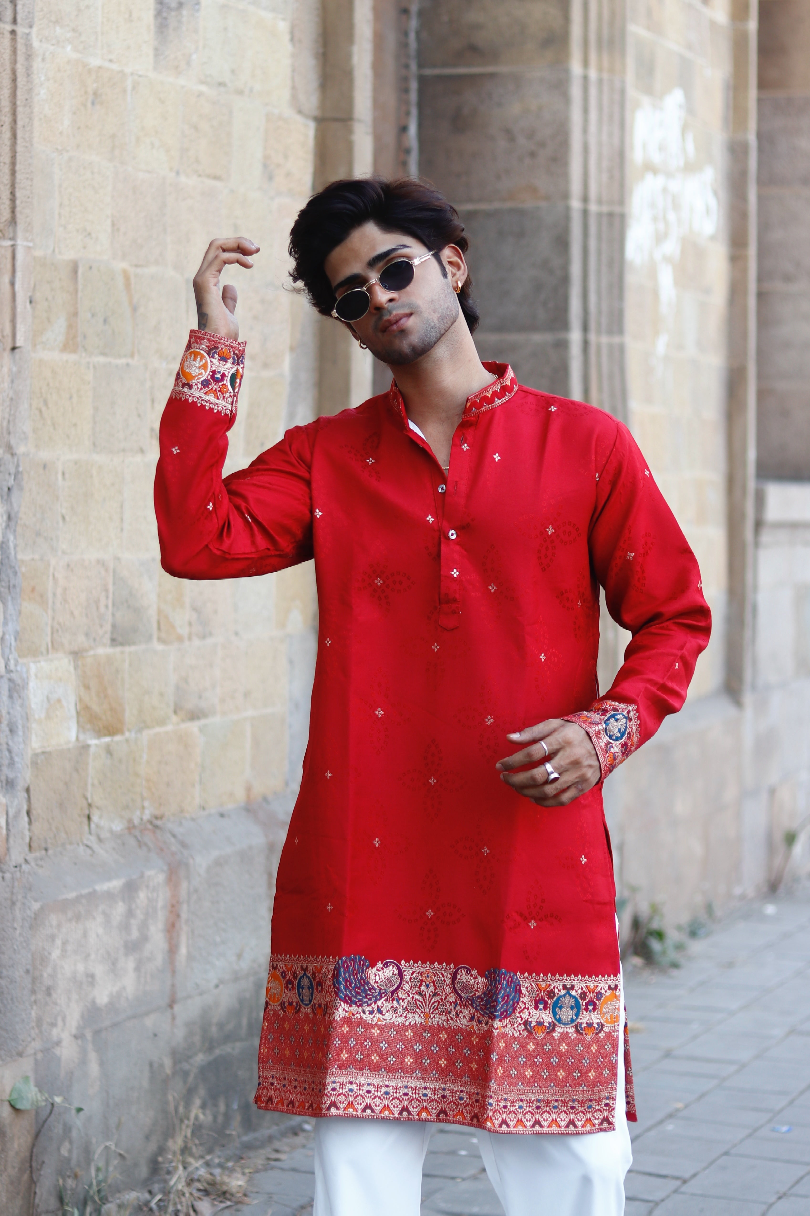 MORKALA EXCLUSIVE JACQUARD KURTA