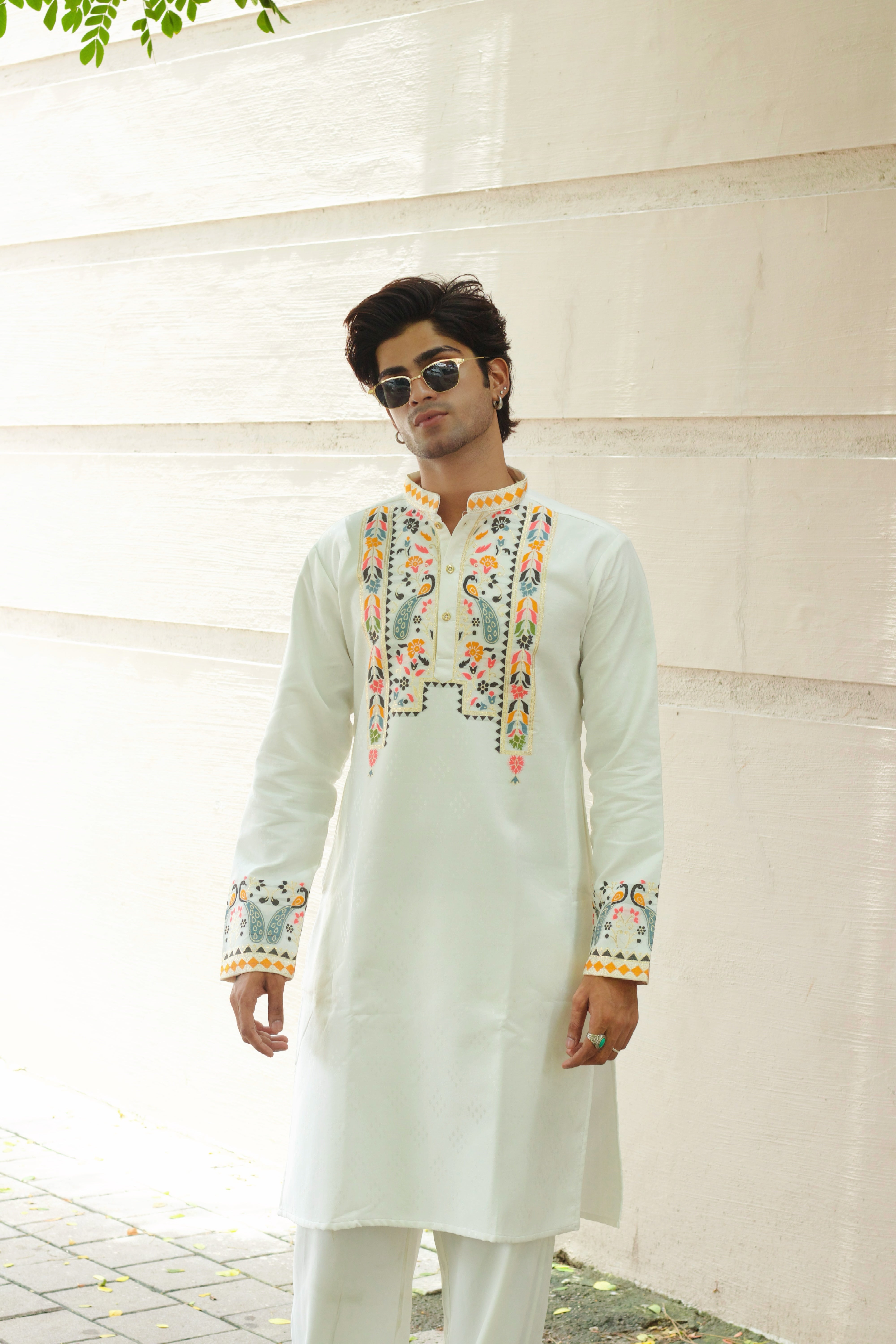 MOR TORAN SELECTED JACQUARD DESIGNER KURTA