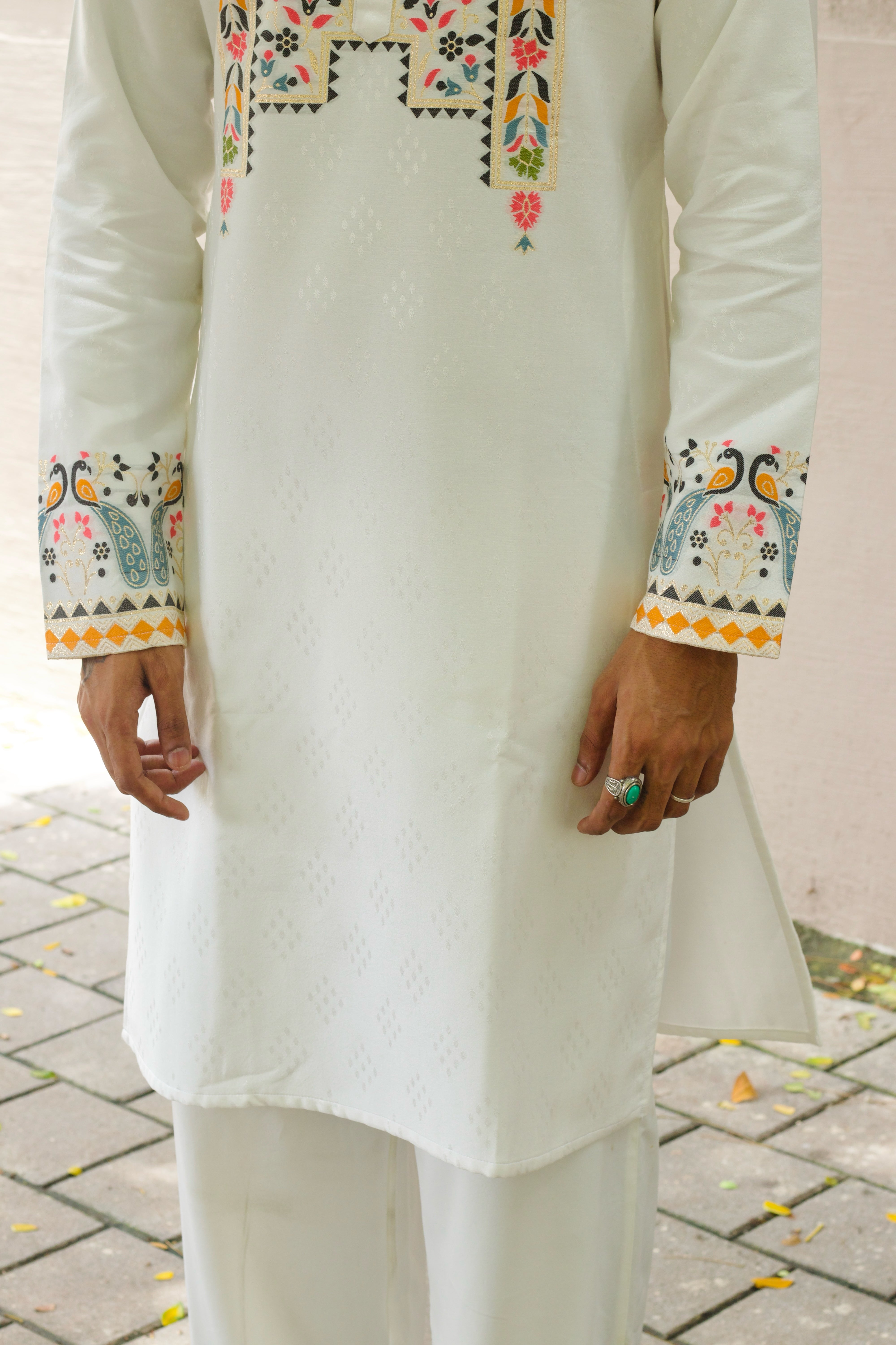 MOR TORAN SELECTED JACQUARD DESIGNER KURTA