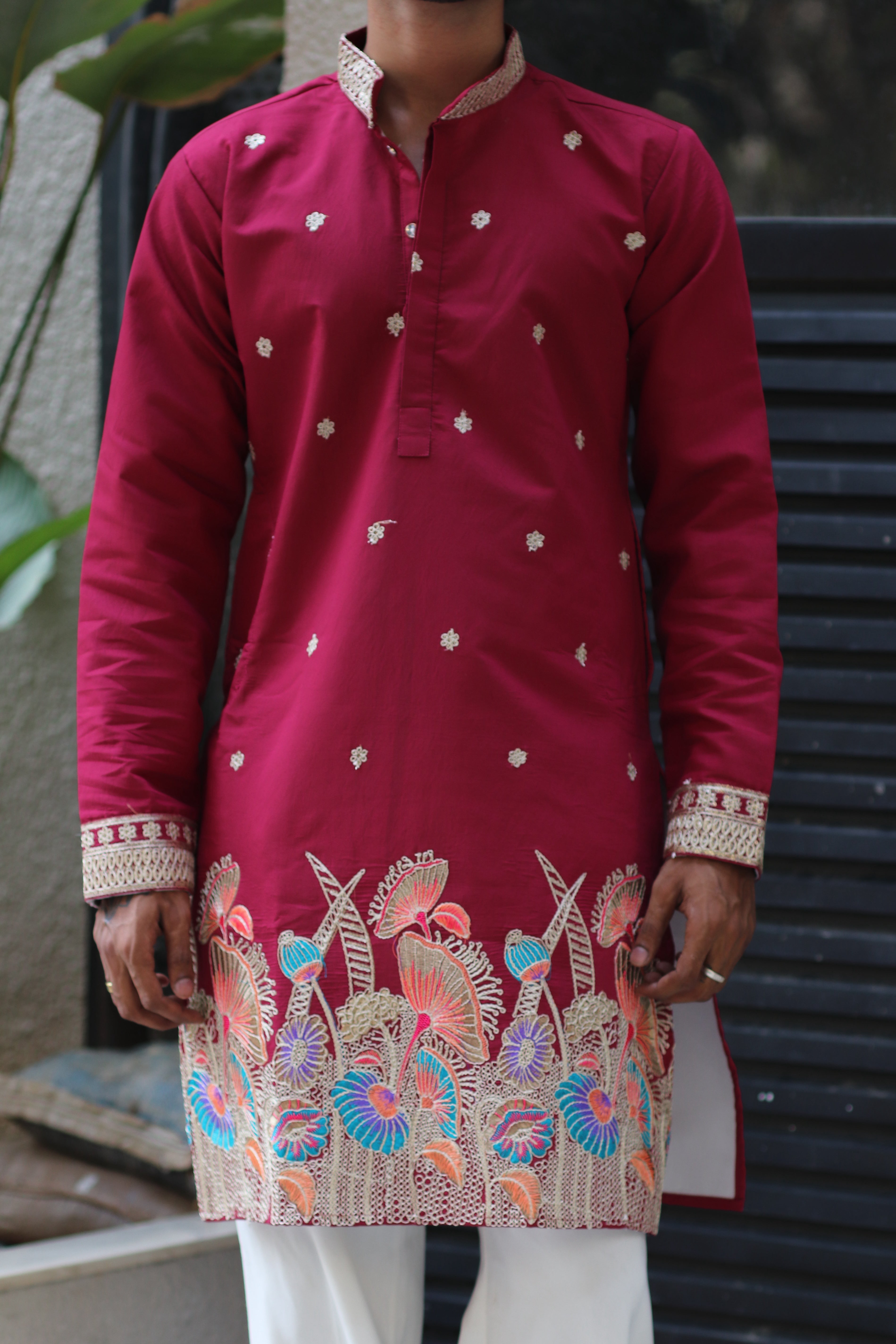 RANI GULZAR DORI EMBROIDERED EXCLUSIVE KURTA