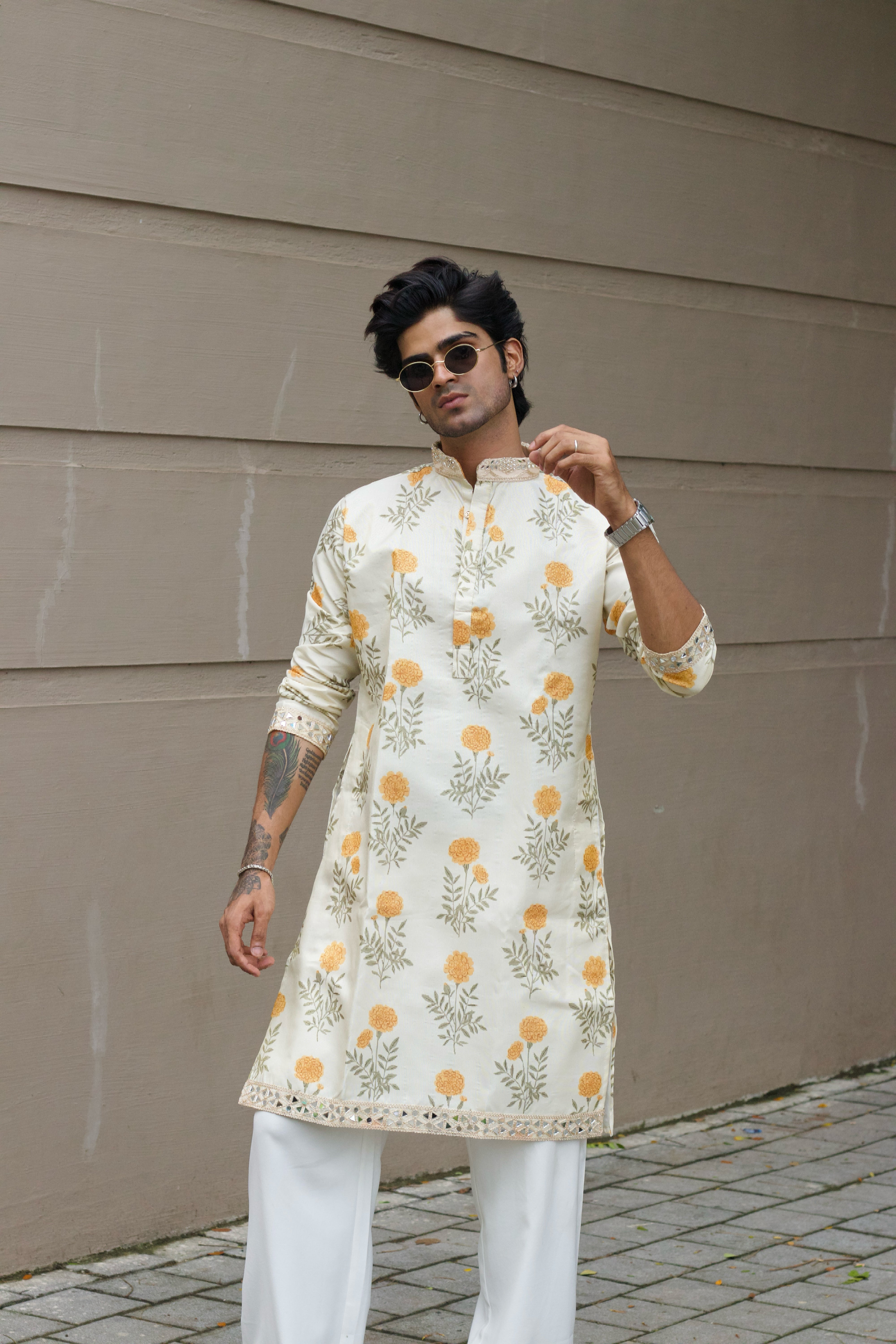 MARIGOLD PRINTED EXCLUSIVE KURTA