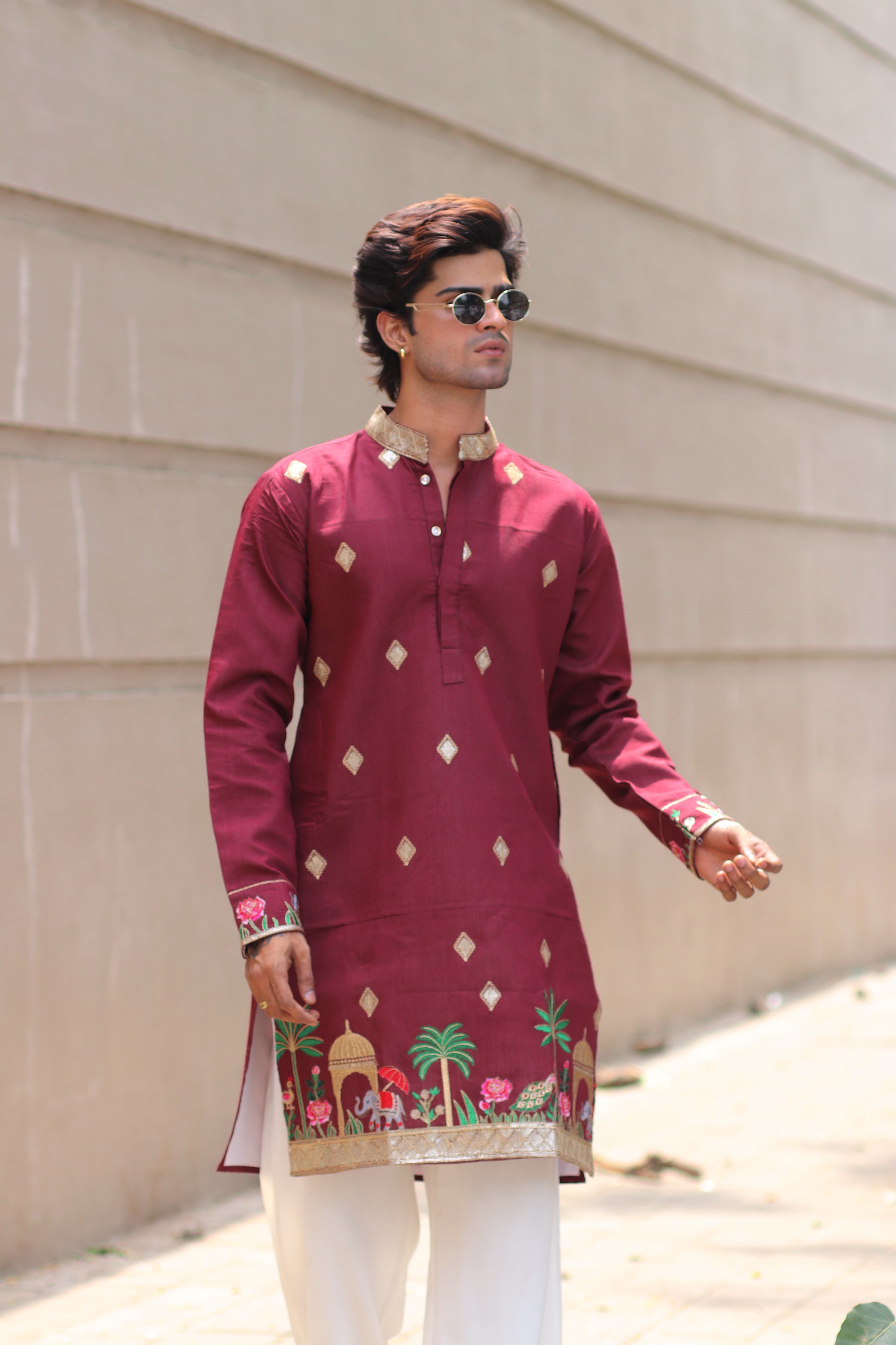 RIYASAT EXCLUSIVE EMBROIDERED KURTA