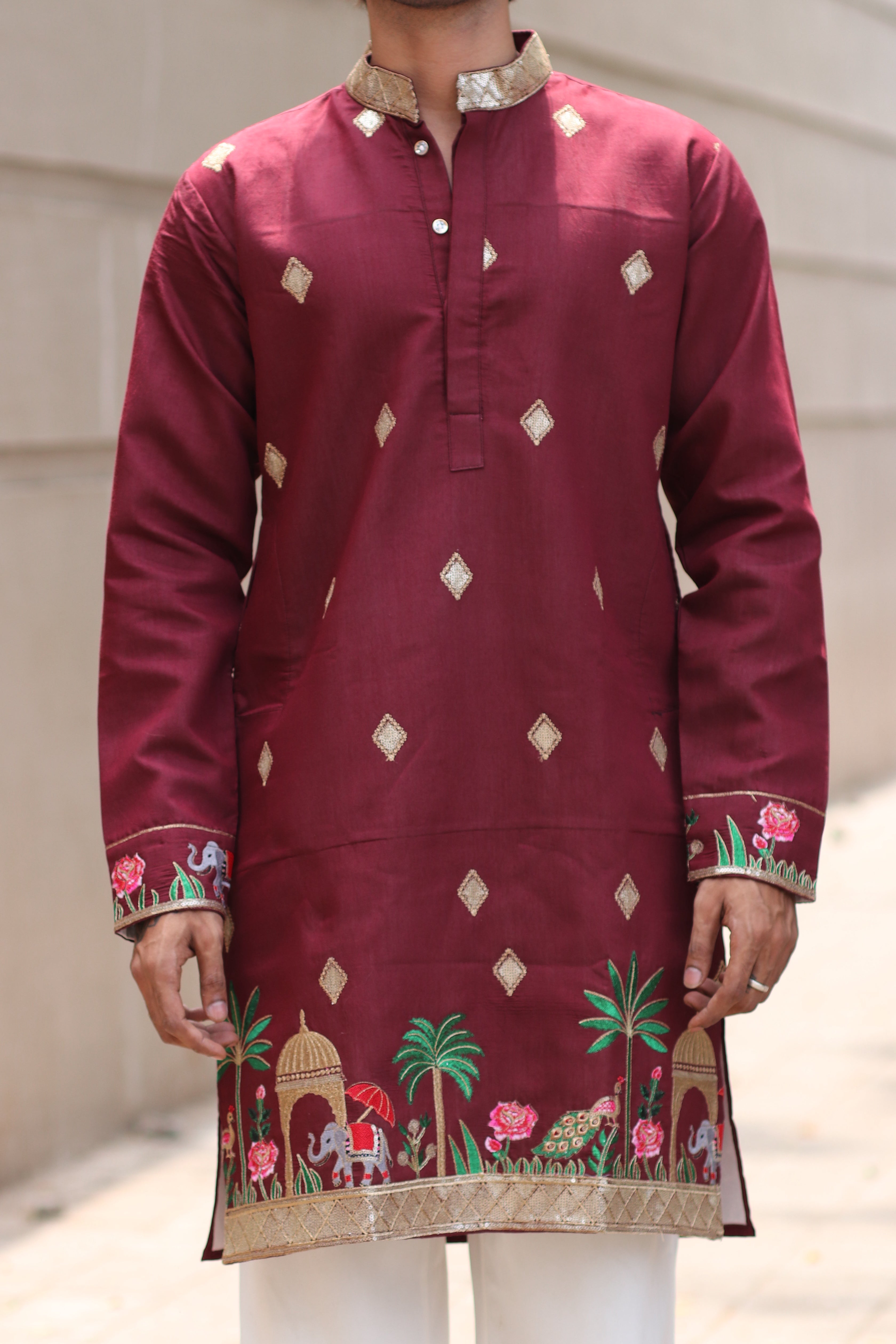 RIYASAT EXCLUSIVE EMBROIDERED KURTA