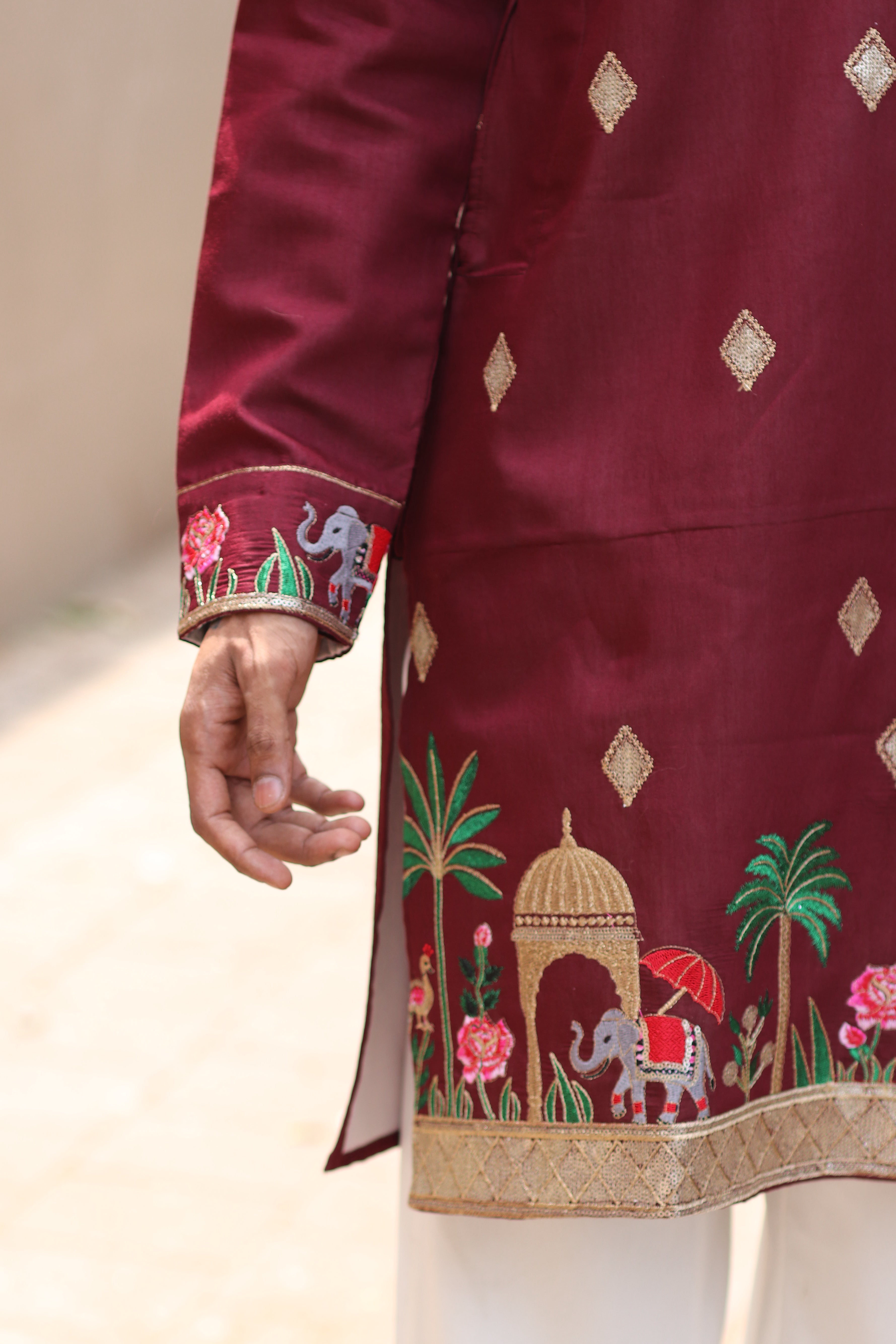 RIYASAT EXCLUSIVE EMBROIDERED KURTA
