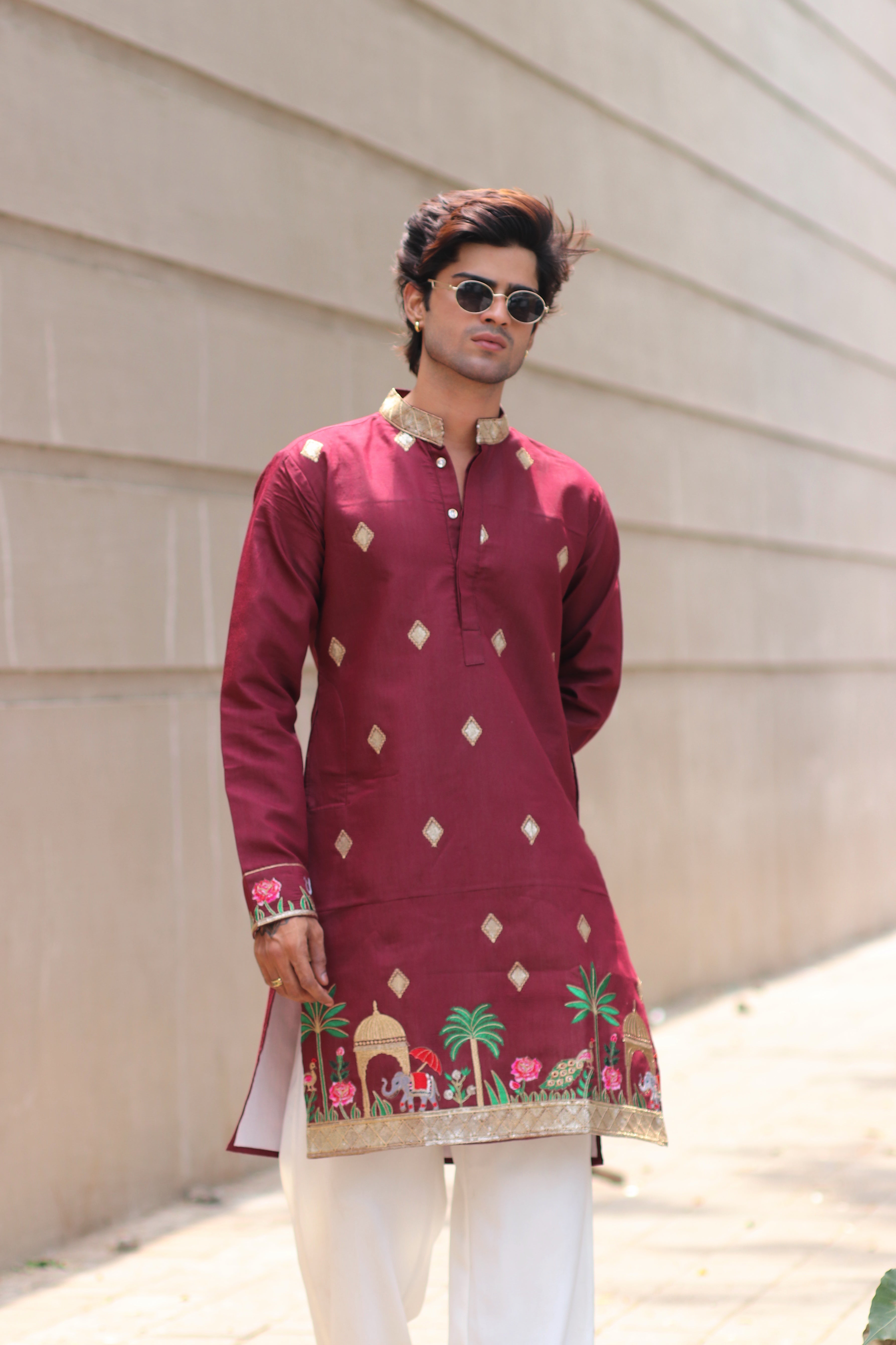 RIYASAT EXCLUSIVE EMBROIDERED KURTA