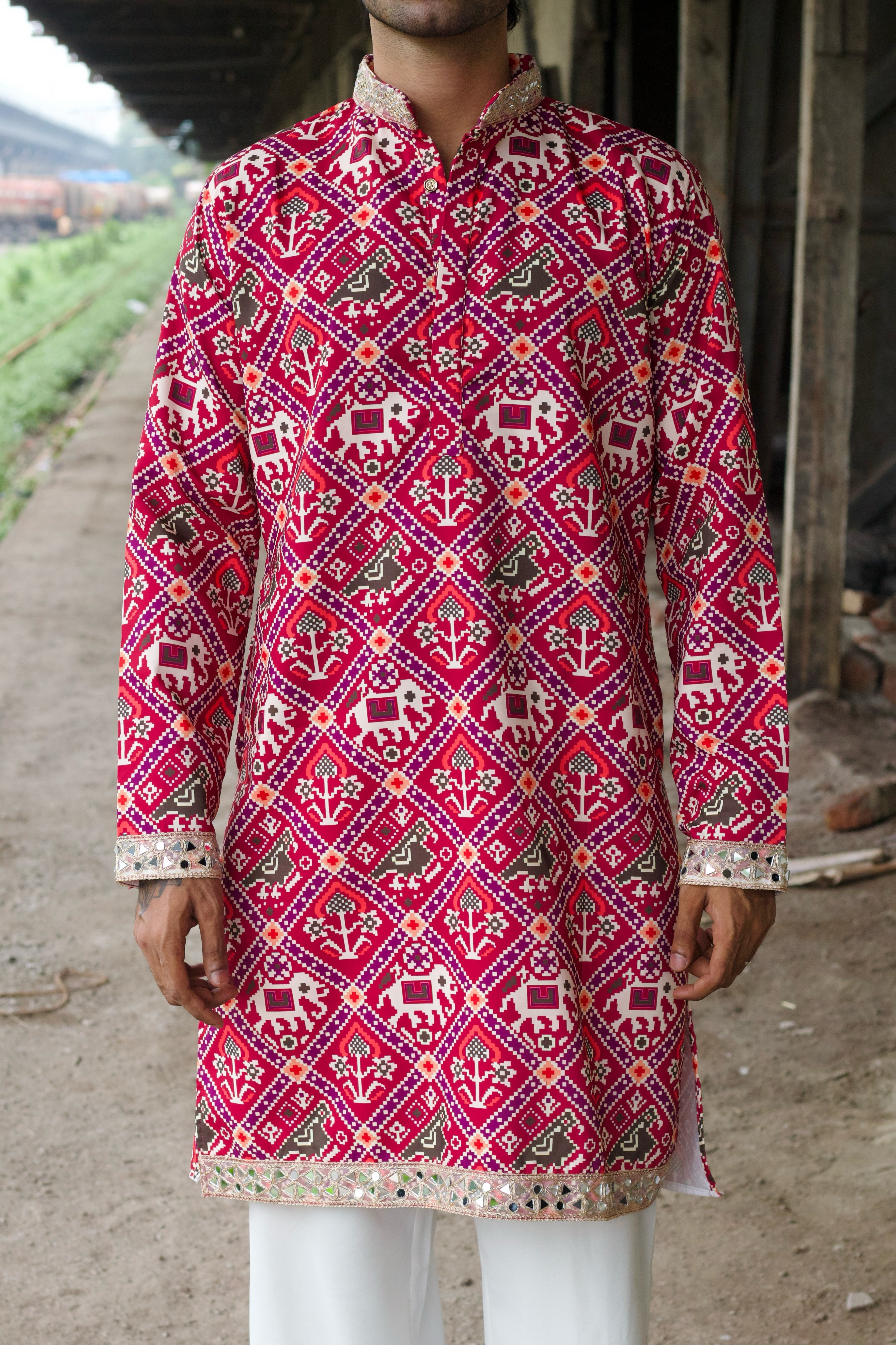 MANEK PATOLA PRINTED EXCLUSIVE KURTA