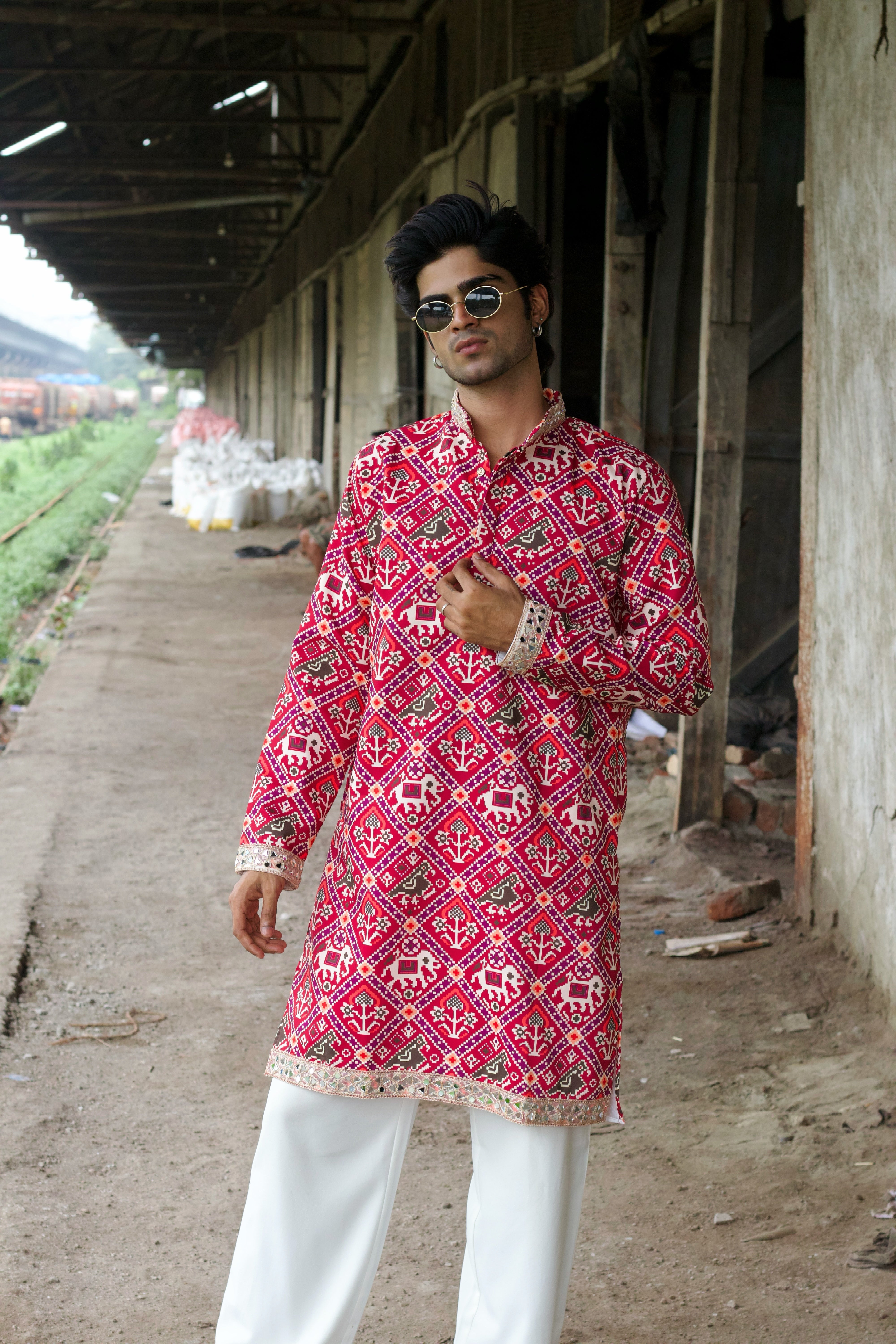 MANEK PATOLA PRINTED EXCLUSIVE KURTA