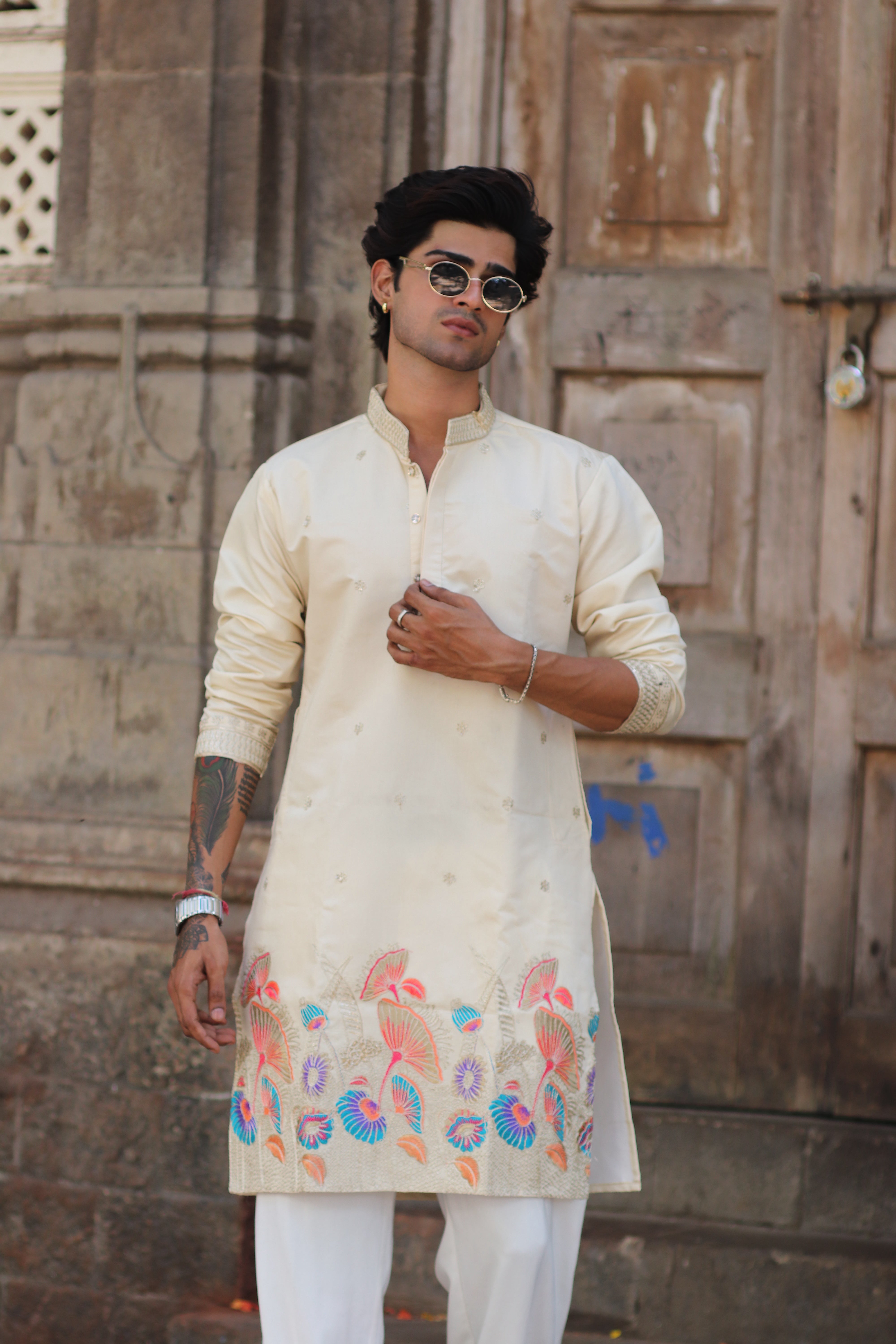 GULBAGH DORI EMBROIDERED KURTA