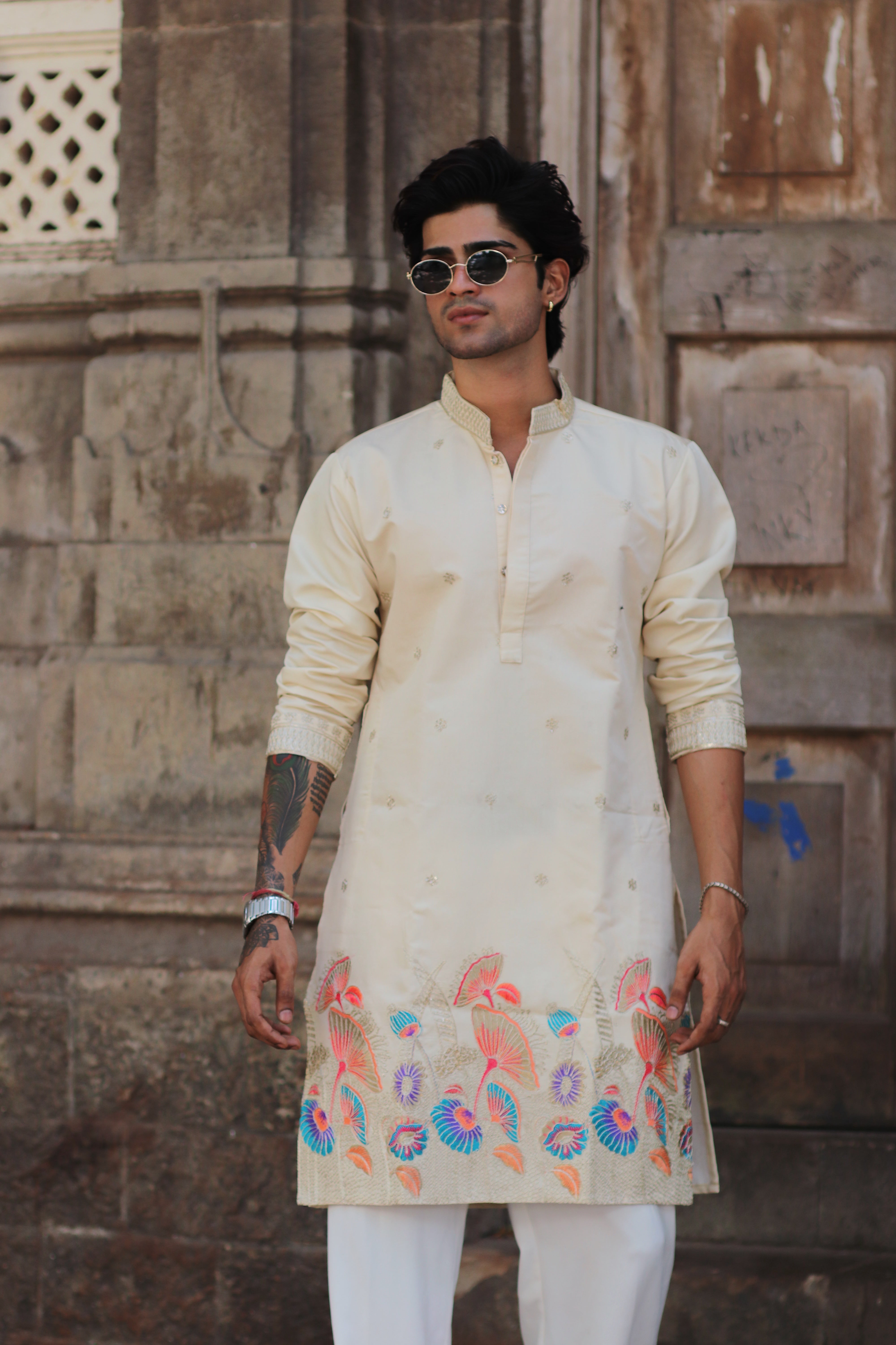 GULBAGH DORI EMBROIDERED KURTA