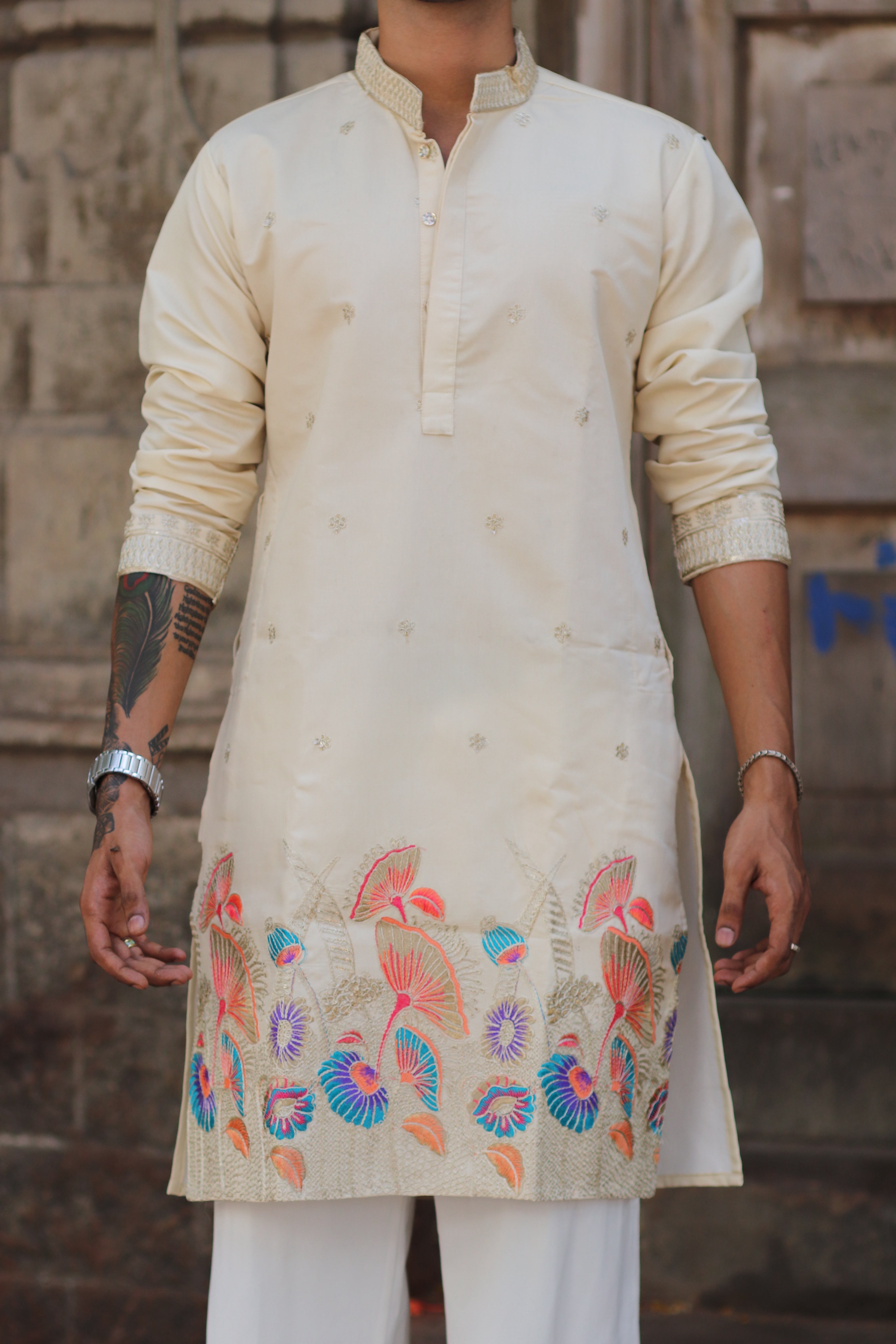 GULBAGH DORI EMBROIDERED KURTA