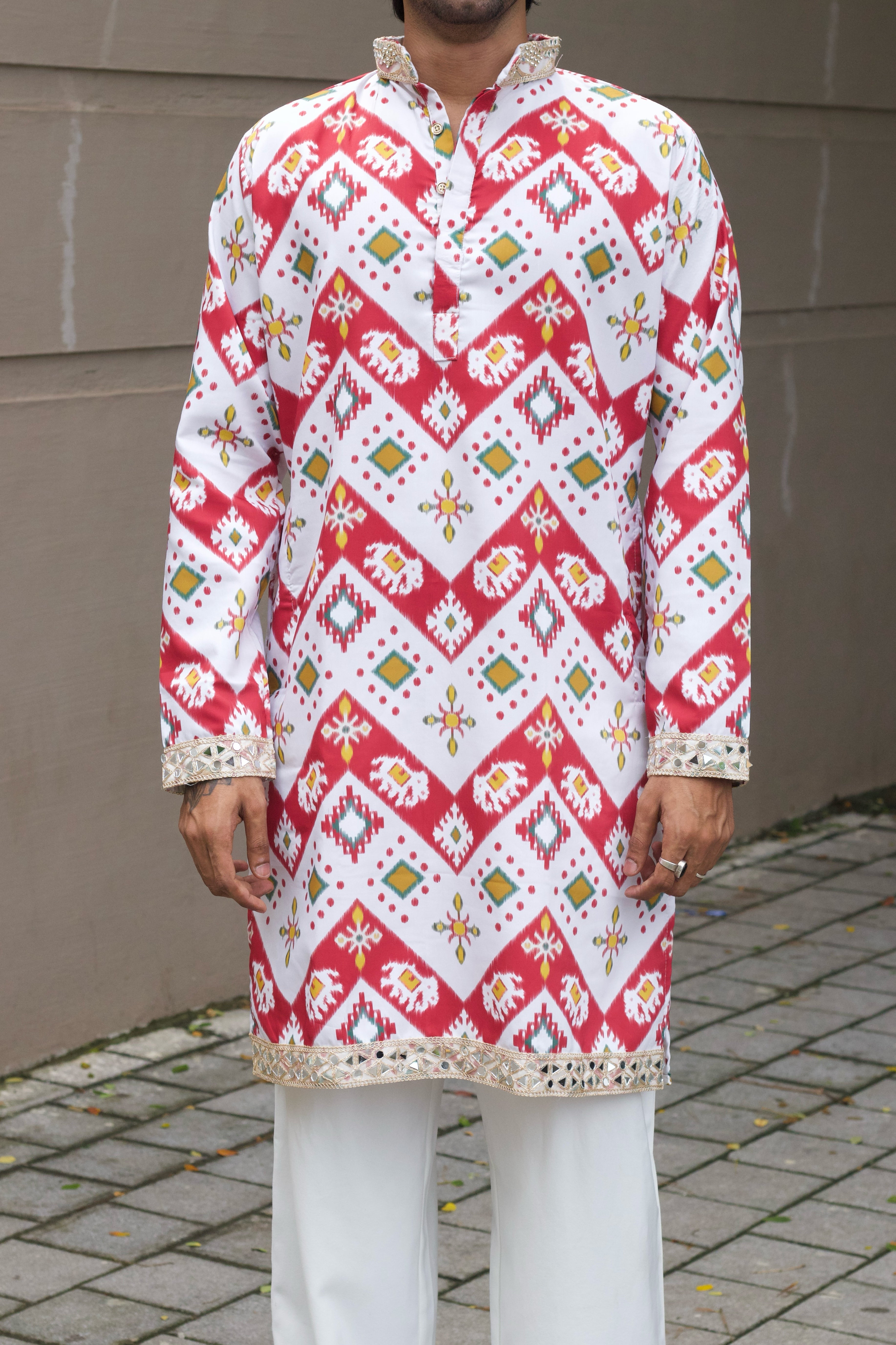 AIRAVAT PRINTED DESIGNER KURTA