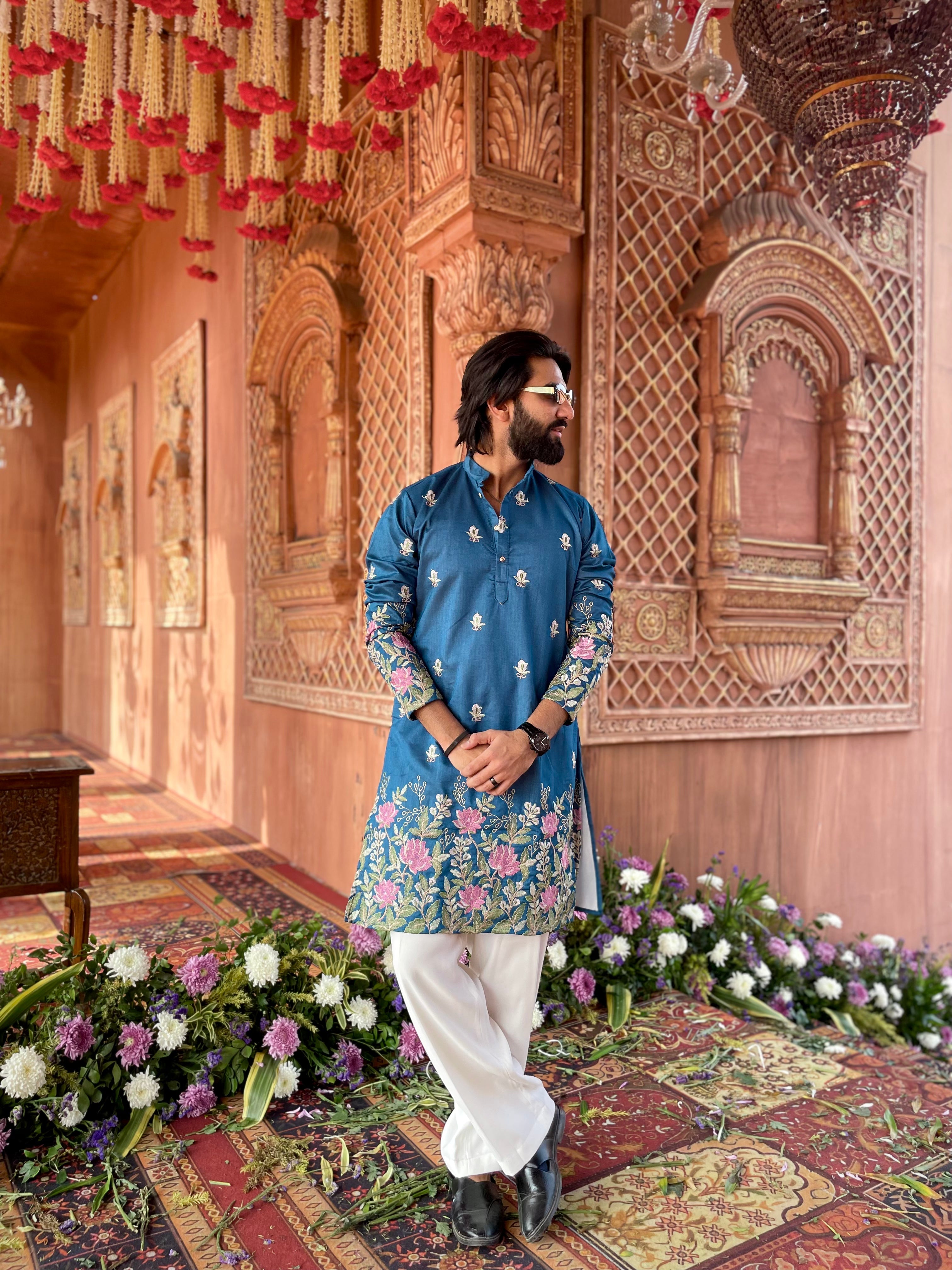 KAMAL VARNA EMBROIDERED EXCLUSIVE KURTA