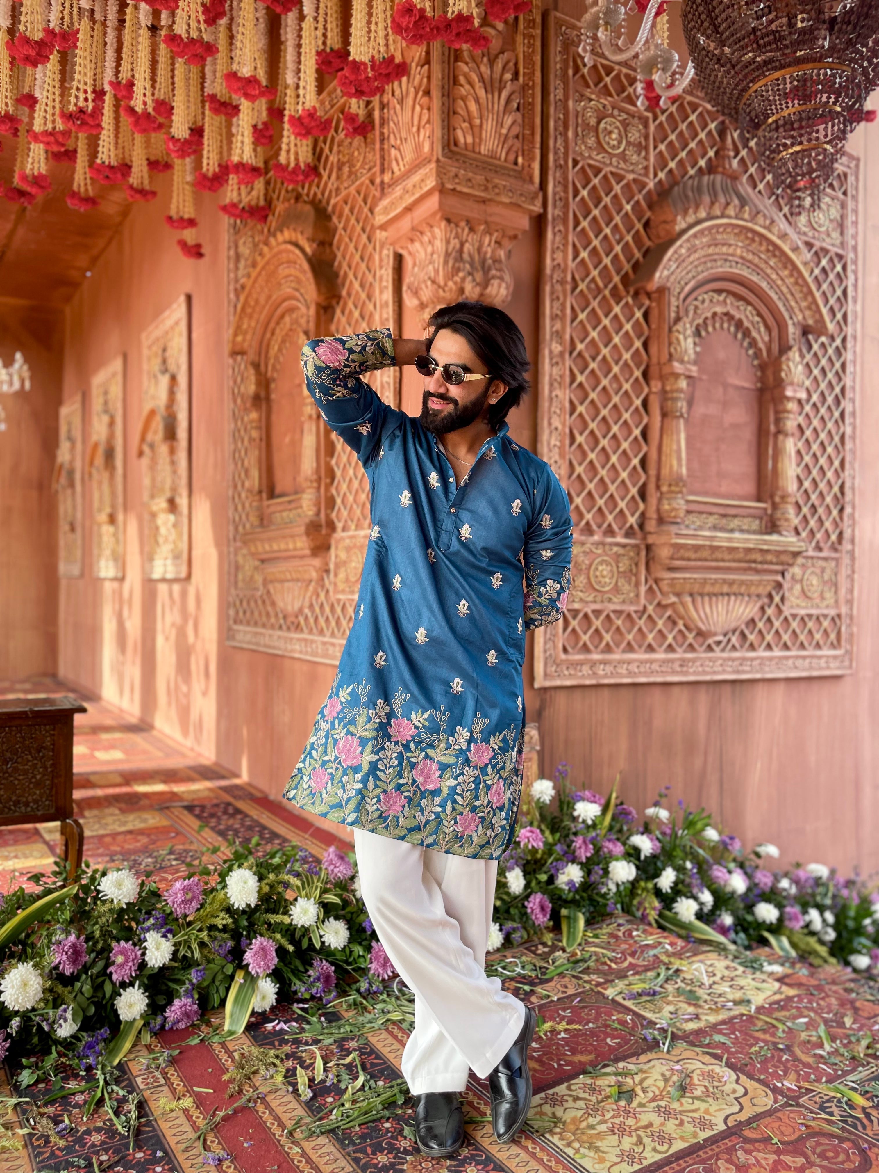 KAMAL VARNA EMBROIDERED EXCLUSIVE KURTA