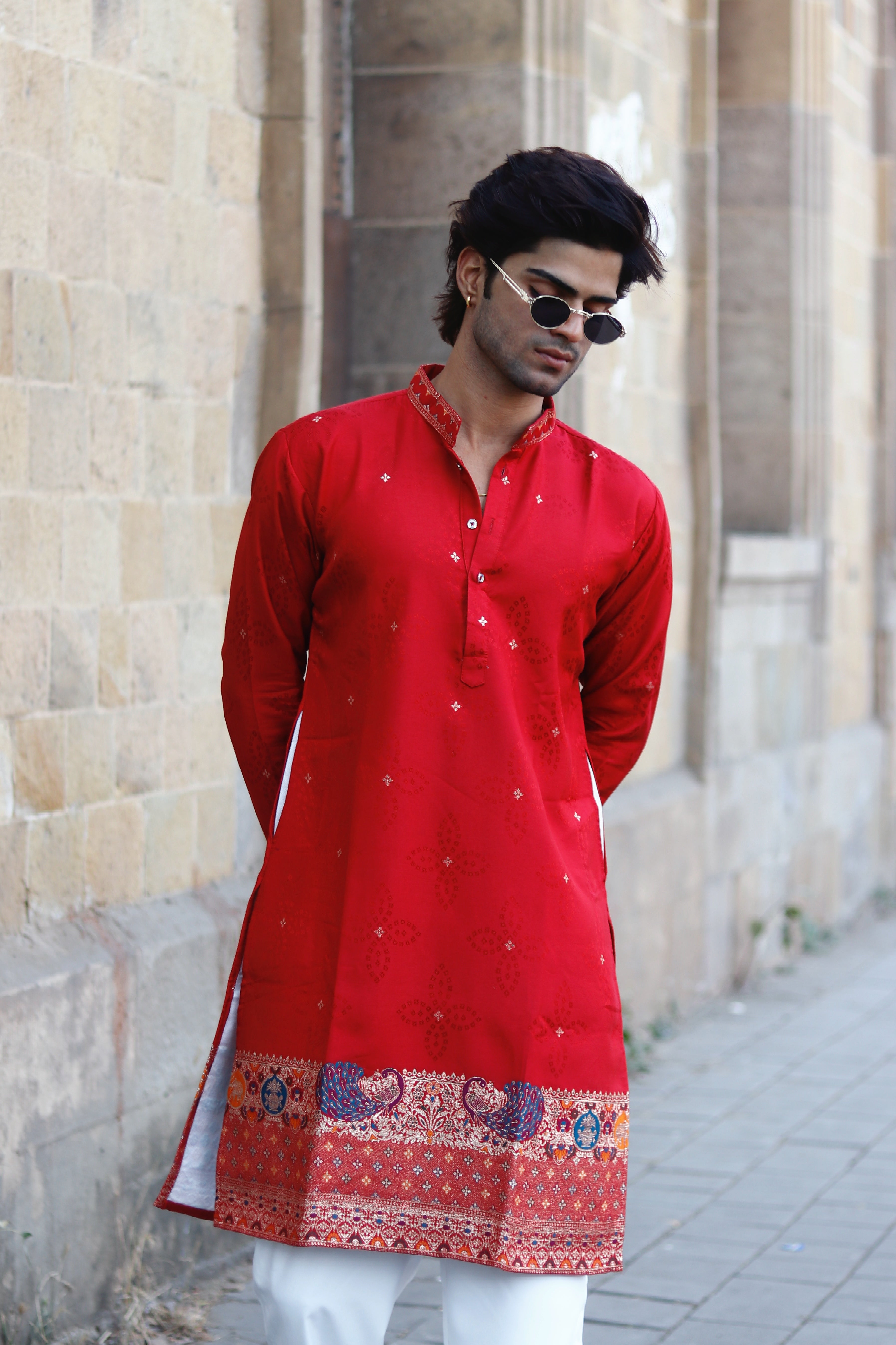 MORKALA EXCLUSIVE JACQUARD KURTA