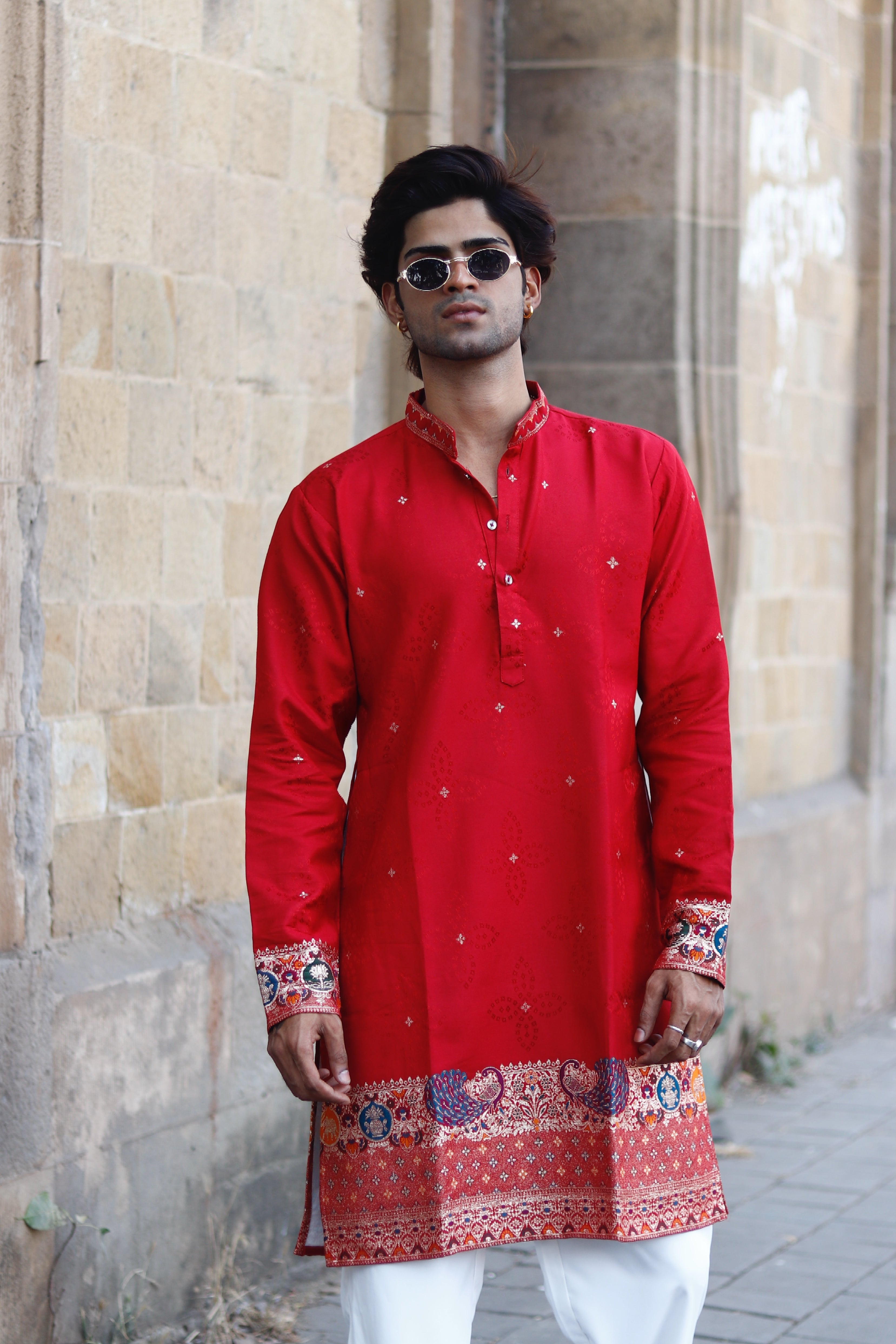 MORKALA EXCLUSIVE JACQUARD KURTA