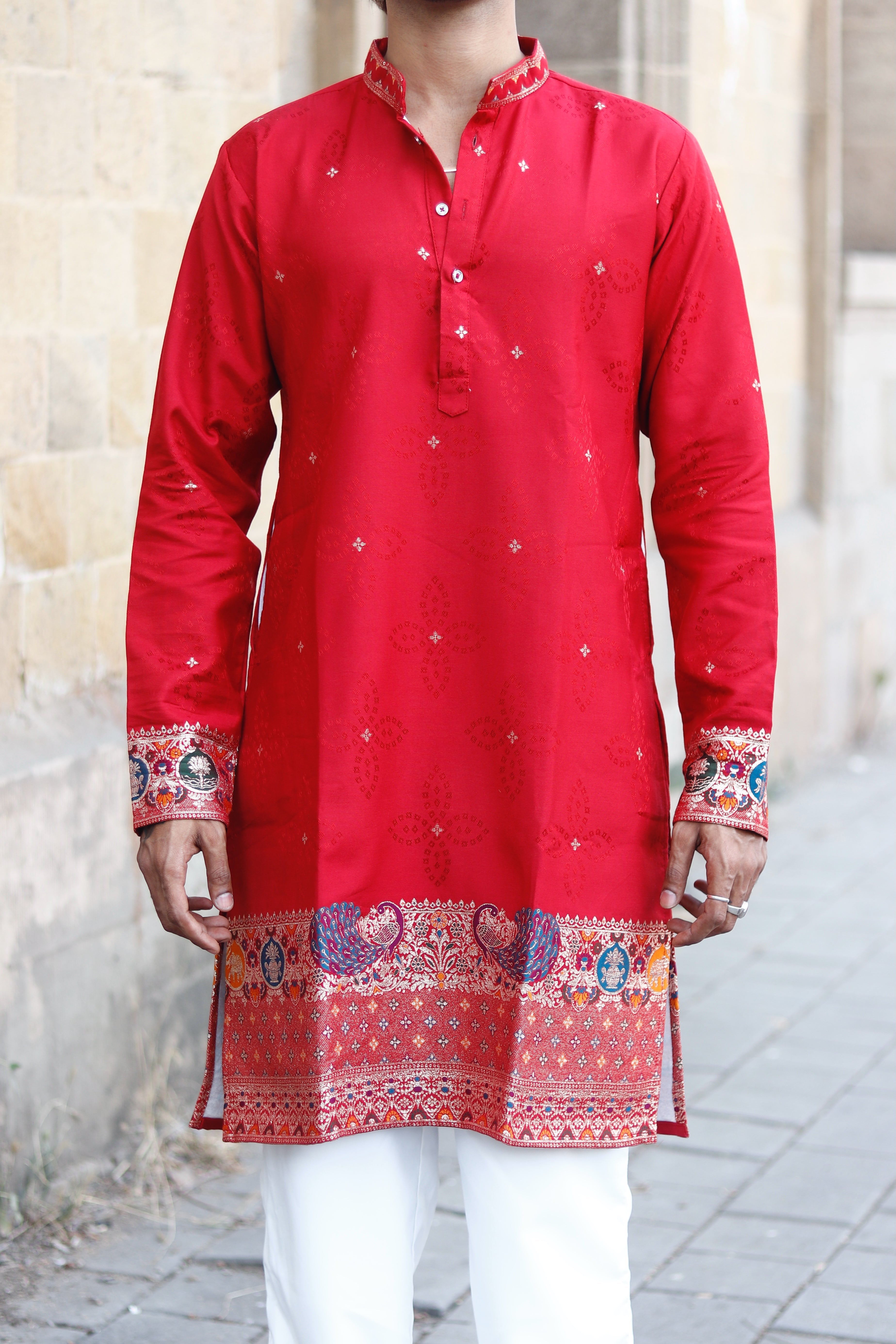 MORKALA EXCLUSIVE JACQUARD KURTA