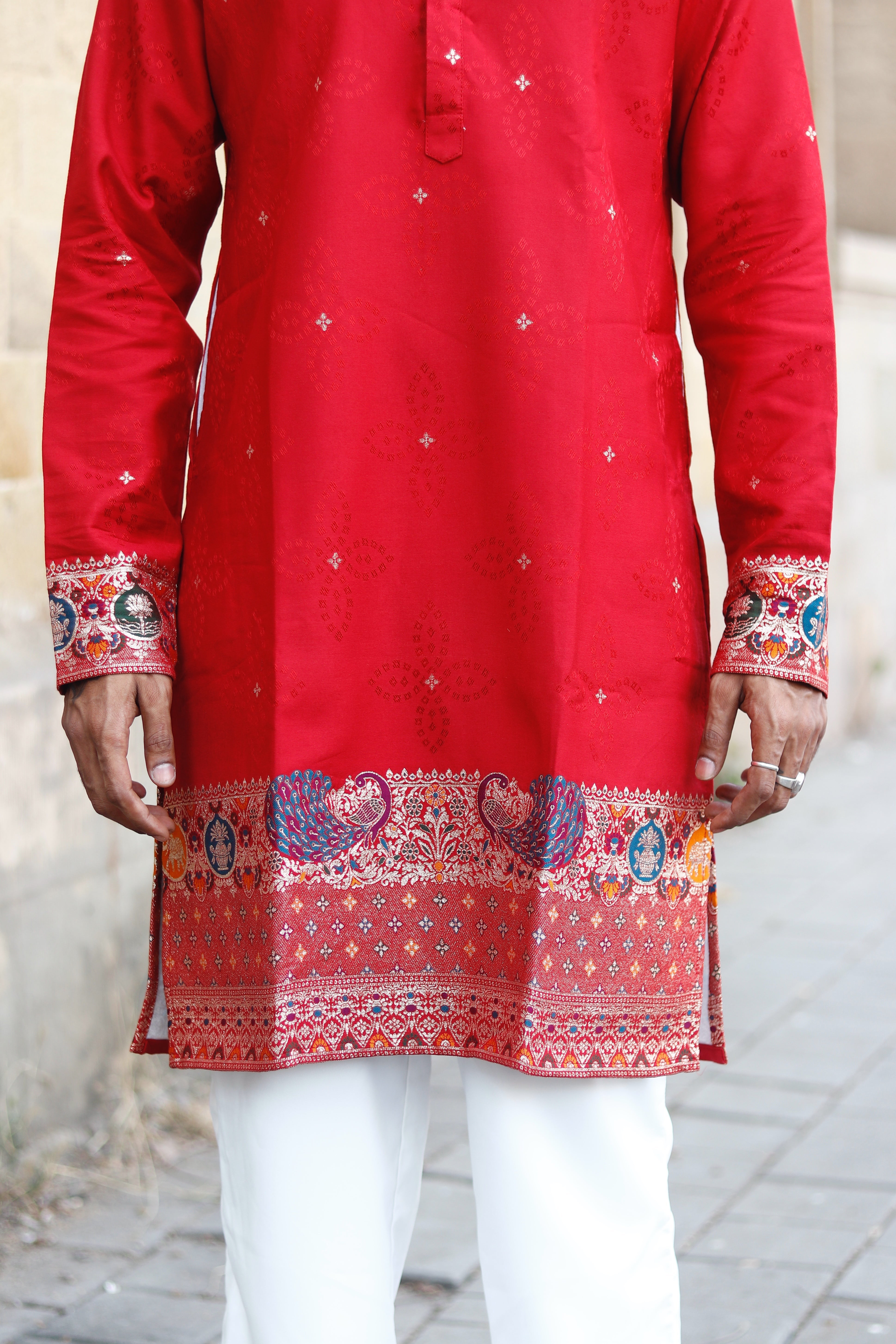MORKALA EXCLUSIVE JACQUARD KURTA