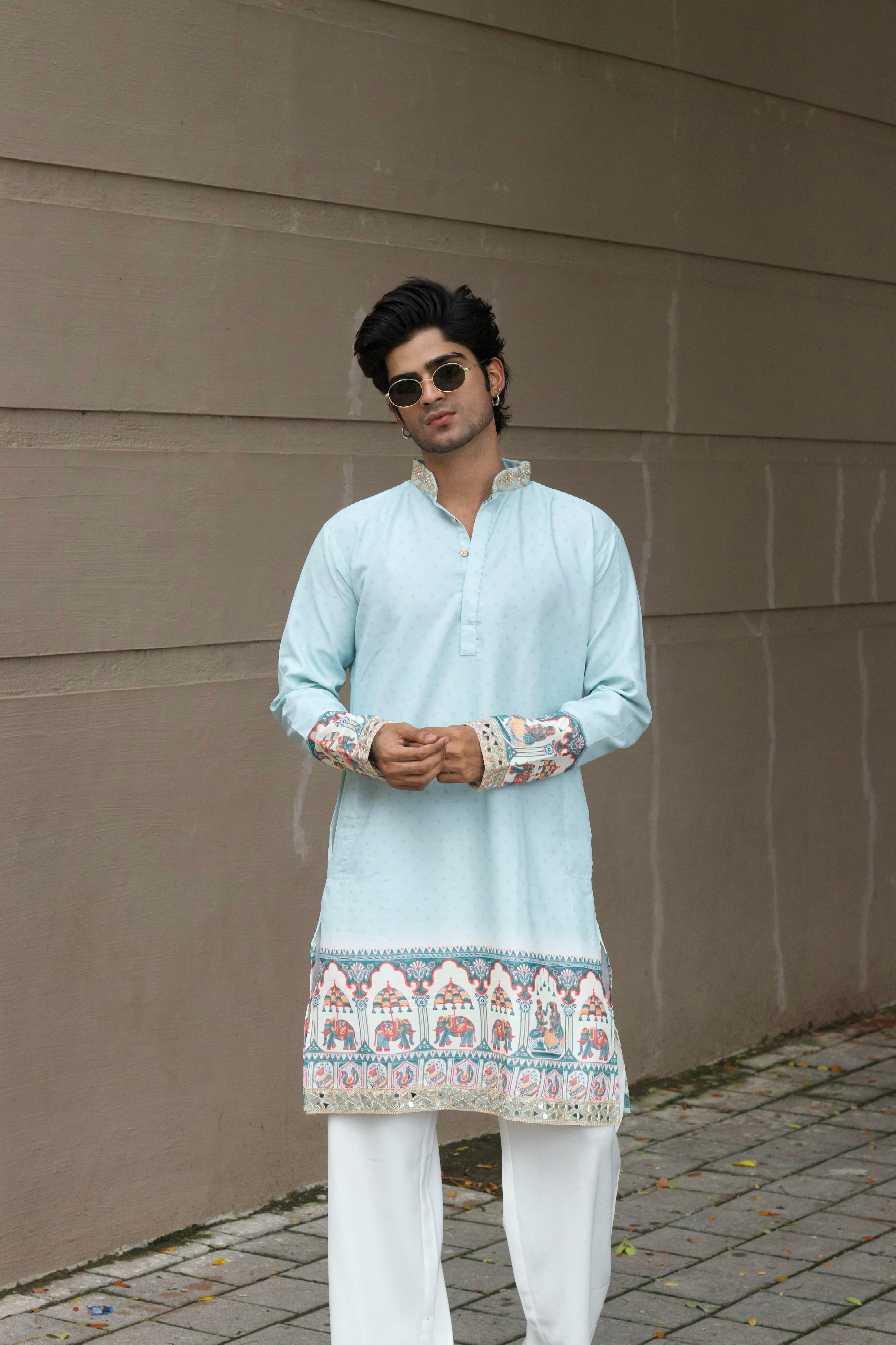 SHUBH GAJ PRINTED DESIGNER KURTA