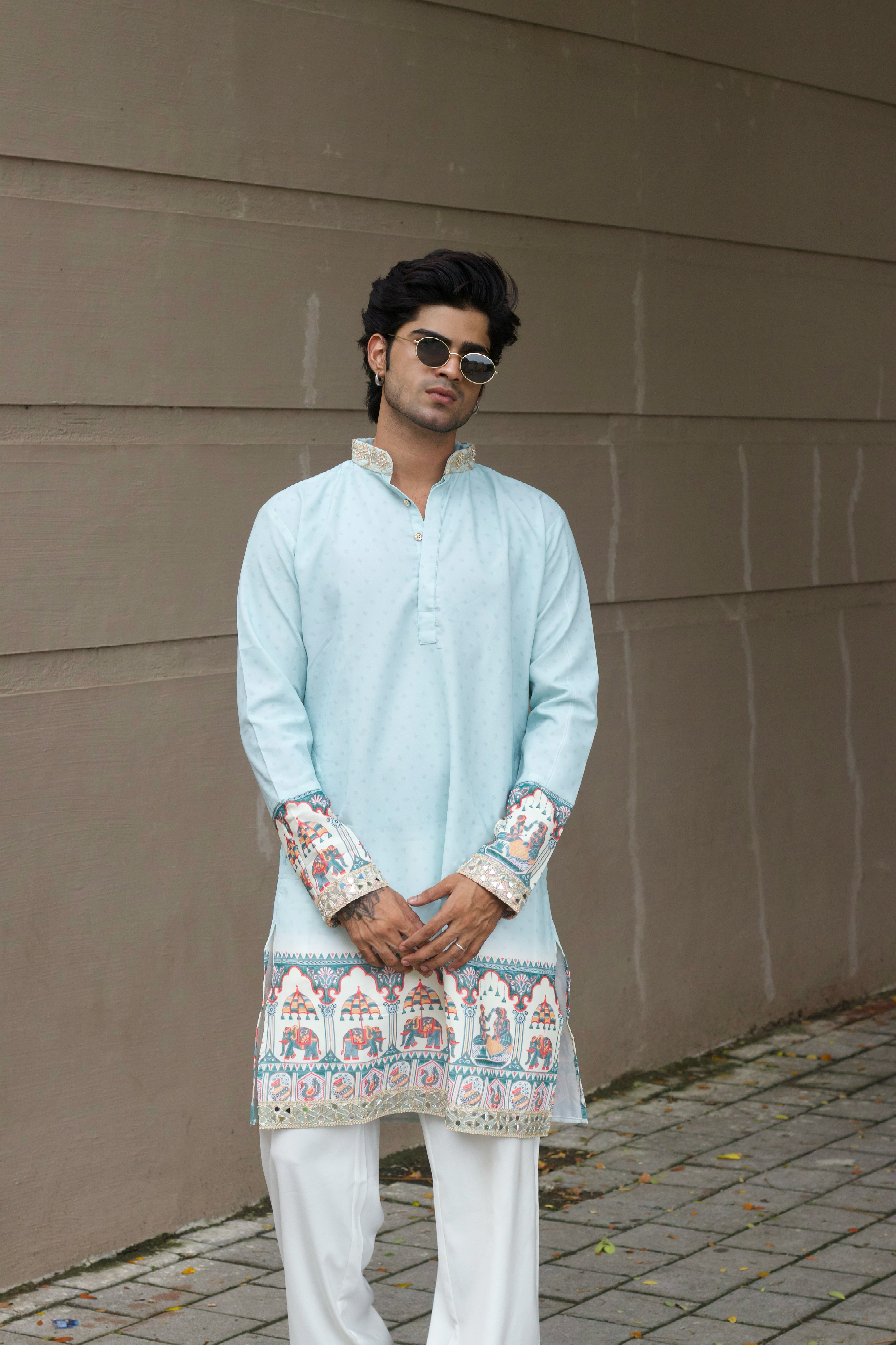 SHUBH GAJ PRINTED DESIGNER KURTA