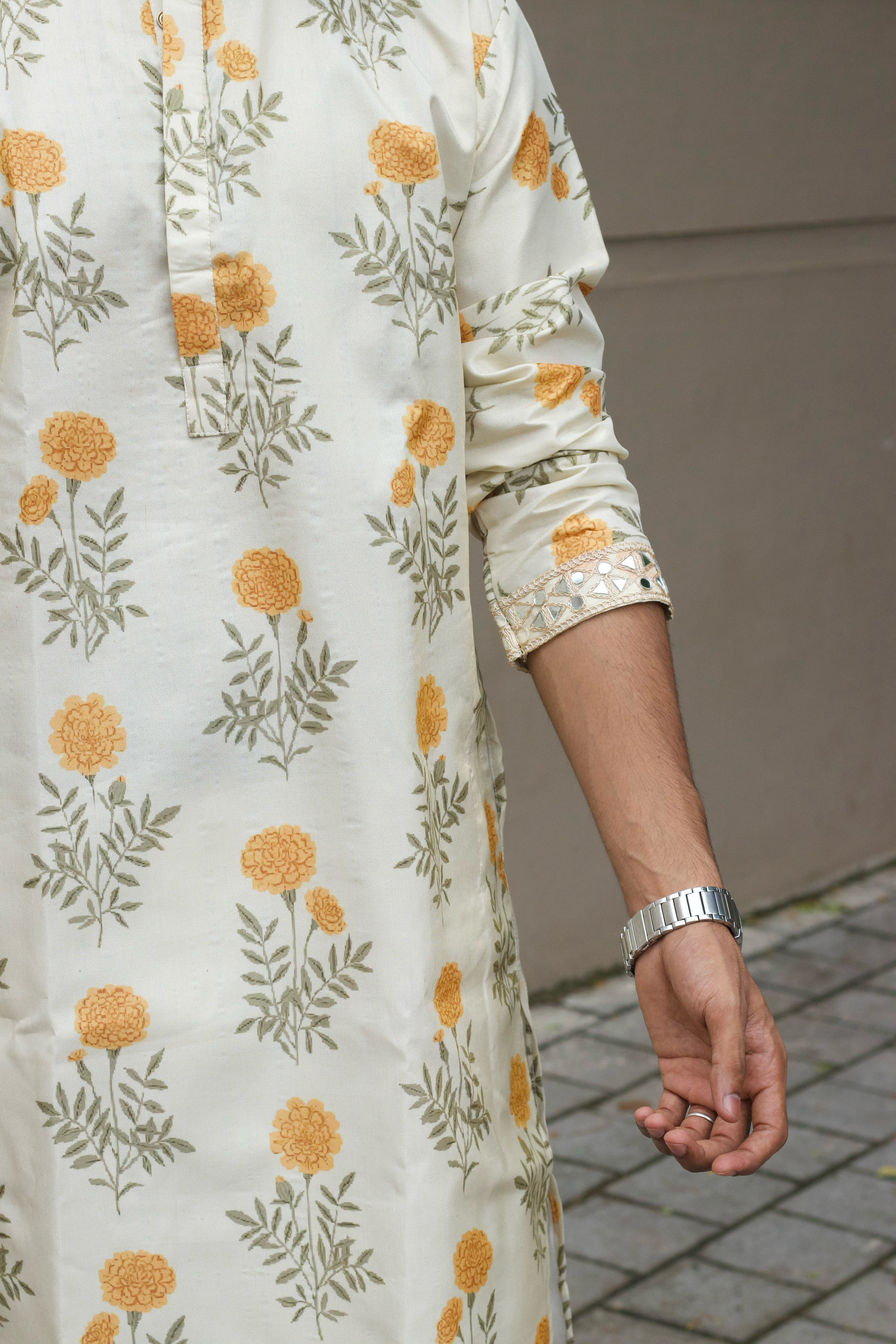MARIGOLD PRINTED EXCLUSIVE KURTA