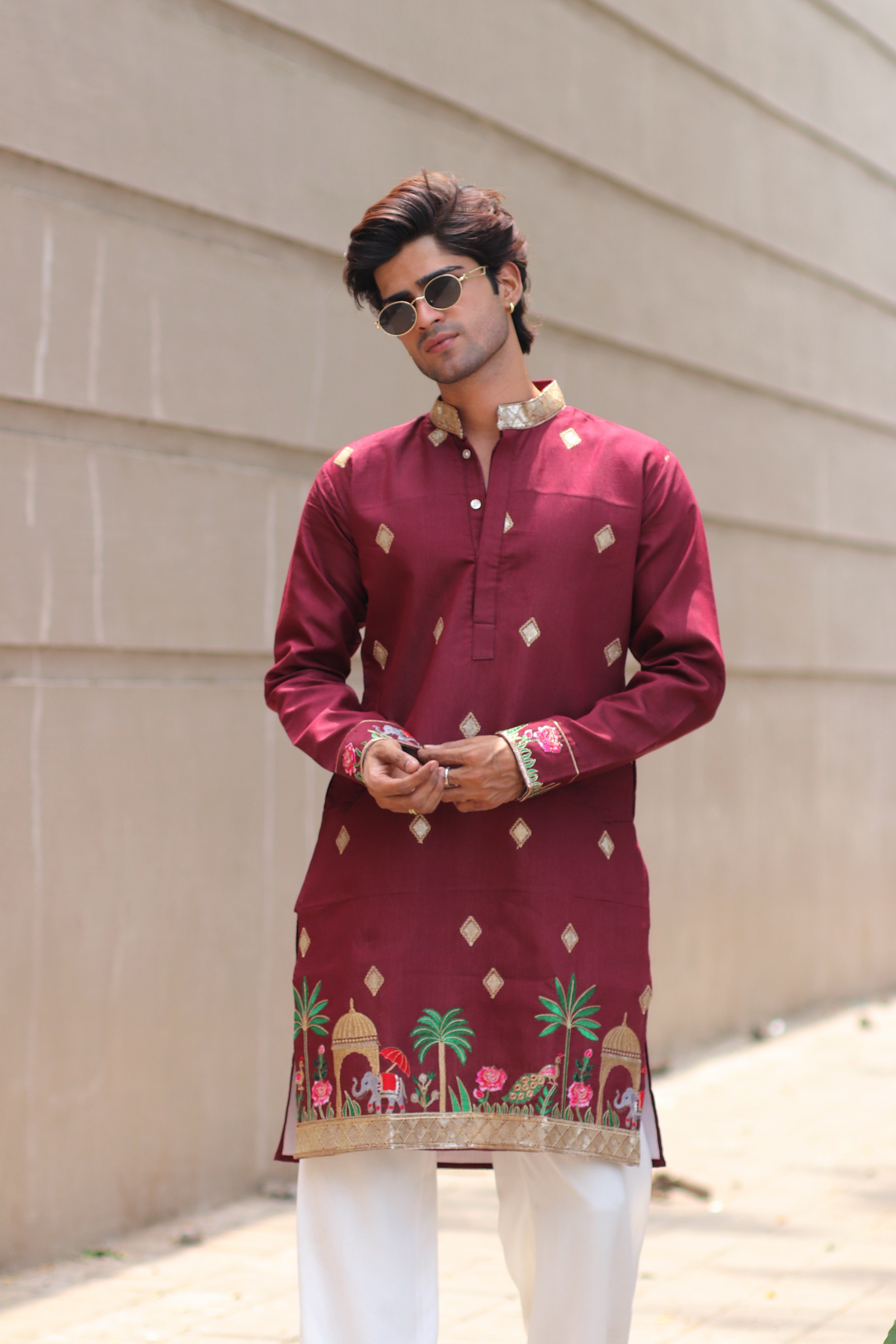 RIYASAT EXCLUSIVE EMBROIDERED KURTA