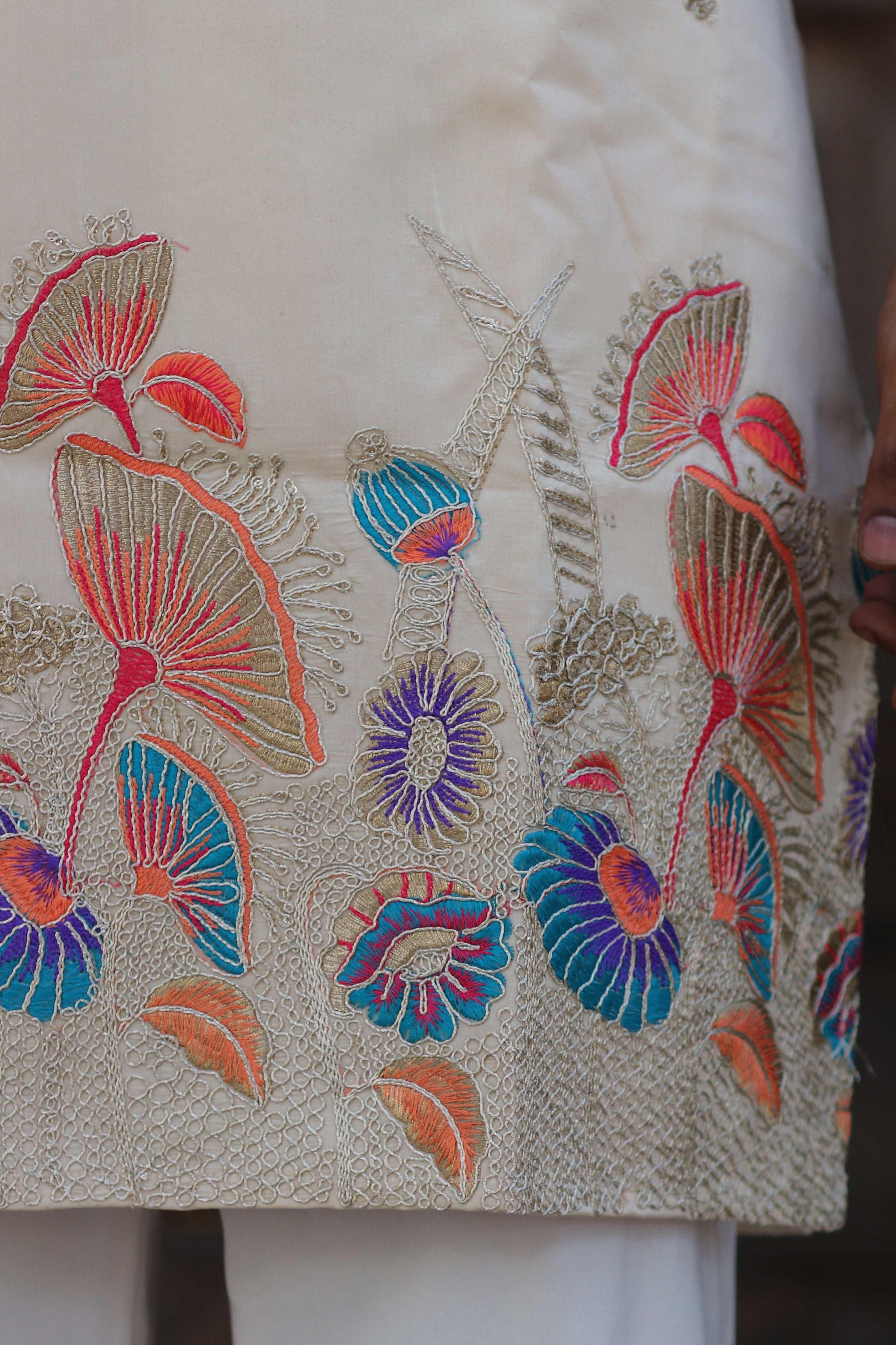 GULBAGH DORI EMBROIDERED KURTA