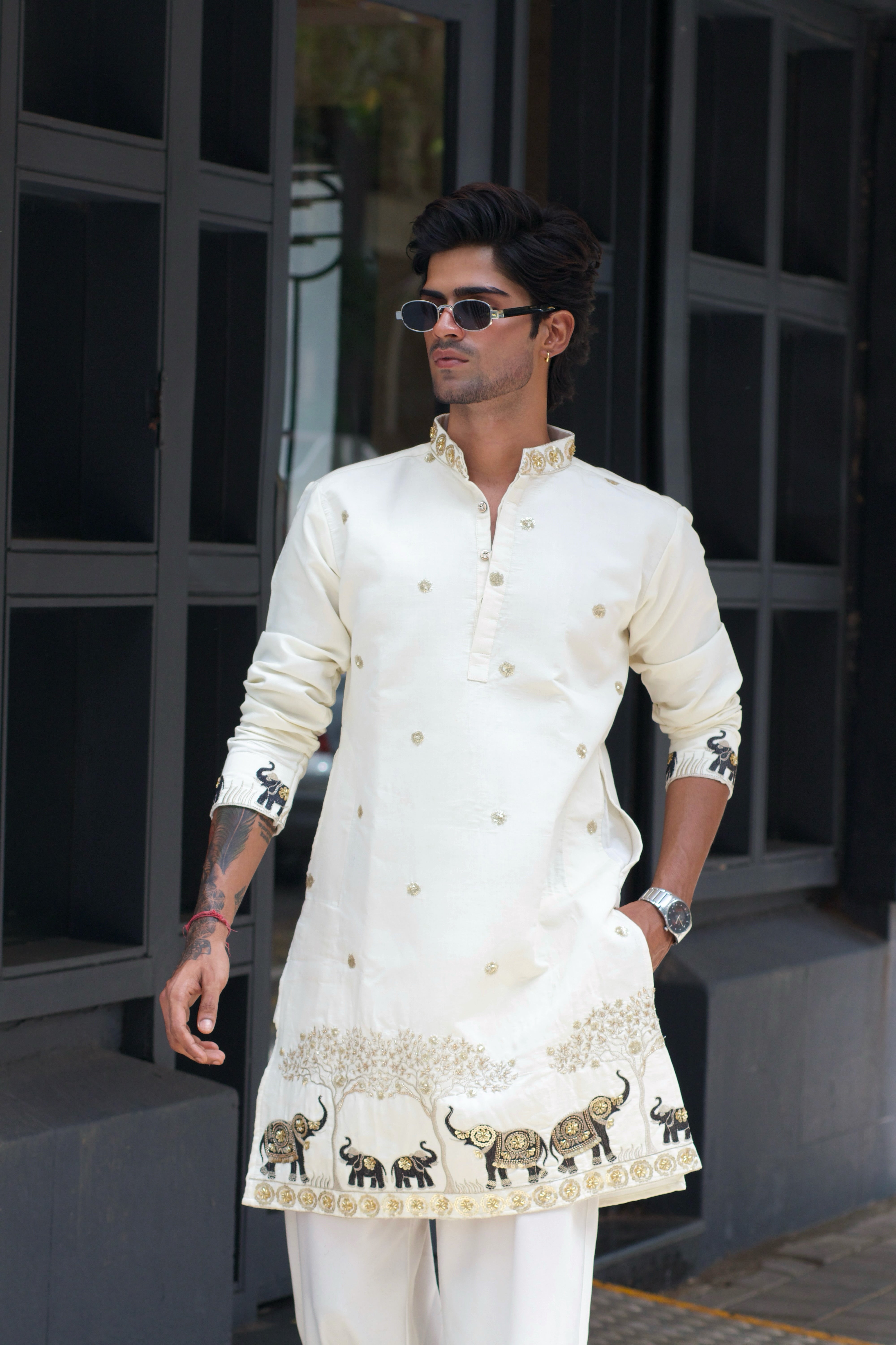 VANRAJ HANDWORKED EXCLUSIVE DESIGNER KURTA