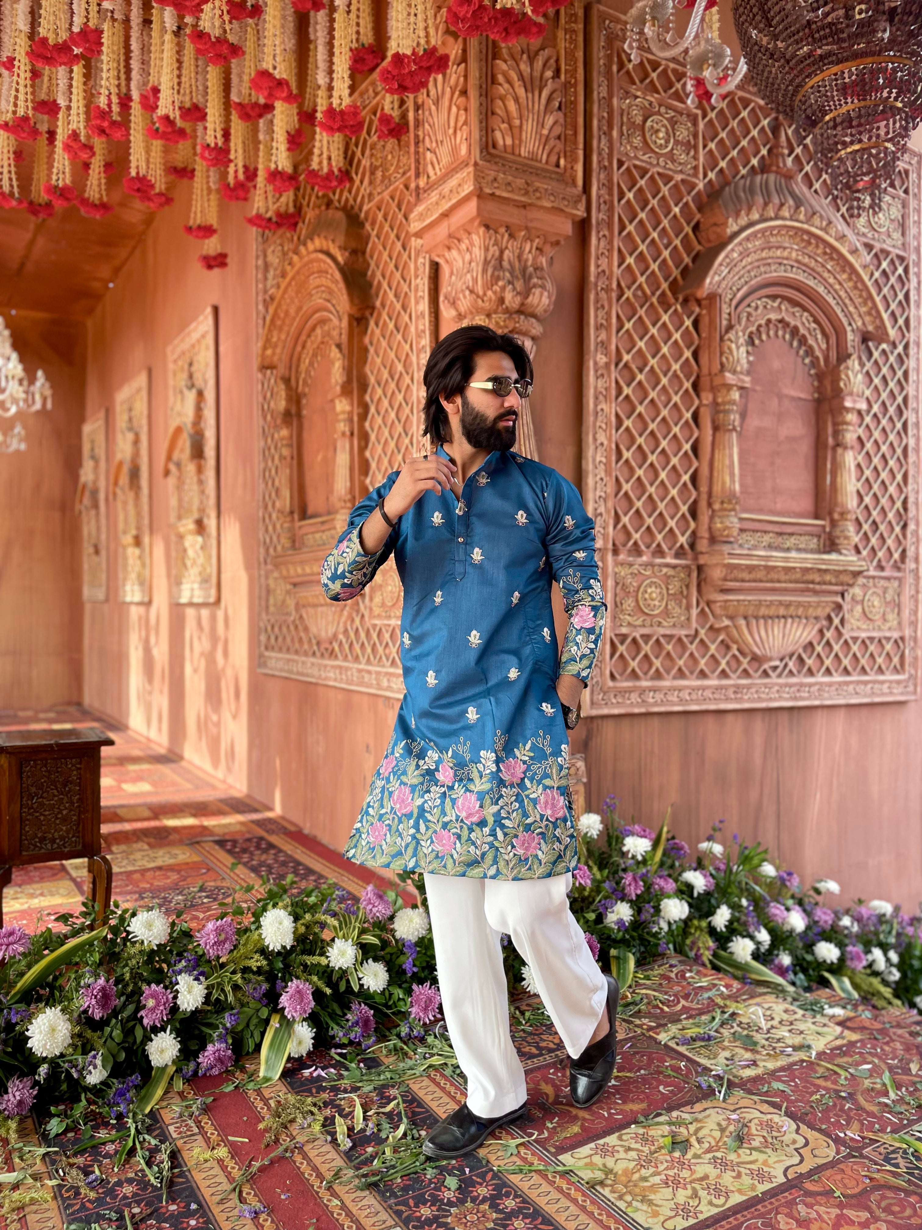KAMAL VARNA EMBROIDERED EXCLUSIVE KURTA