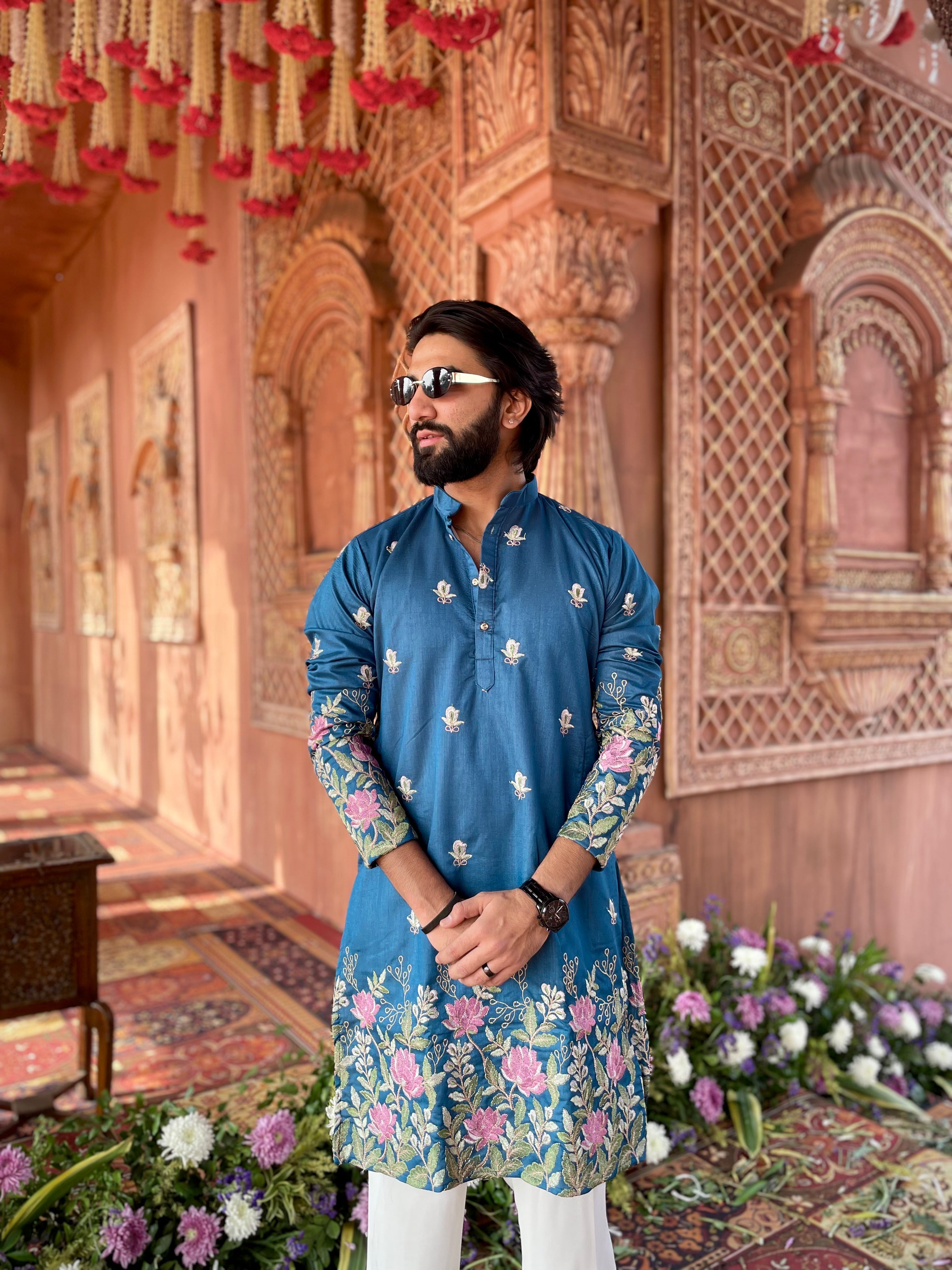 KAMAL VARNA EMBROIDERED EXCLUSIVE KURTA
