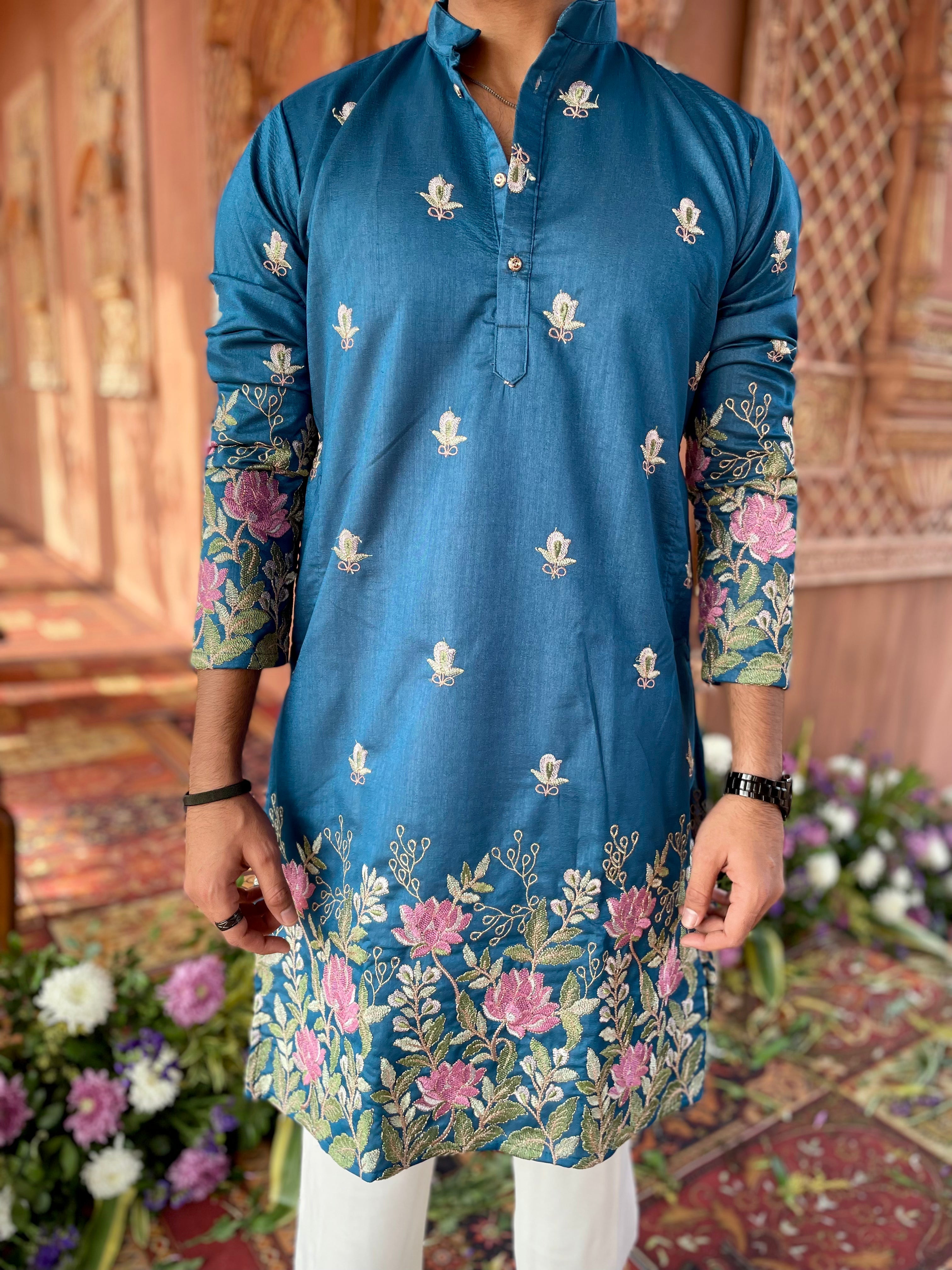 KAMAL VARNA EMBROIDERED EXCLUSIVE KURTA